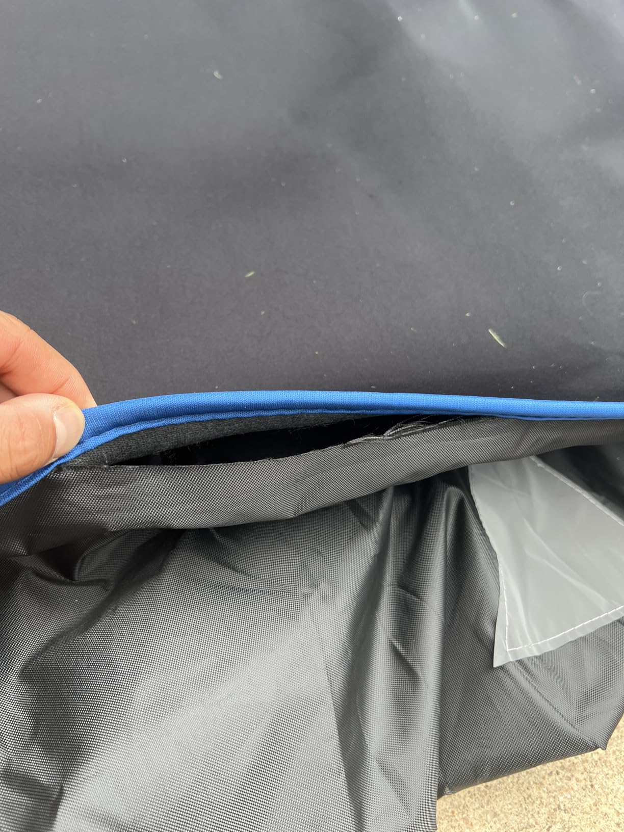 Hail Protector Car Cover, Outdoor Anti Hail Car Covers Thick Multi-Layered EVA, Hail Proof Car Cover Waterproof All Weather, Hail Protection Padded Fit Sedan/Coupe (Length 194 to 208 inch customer photo 1