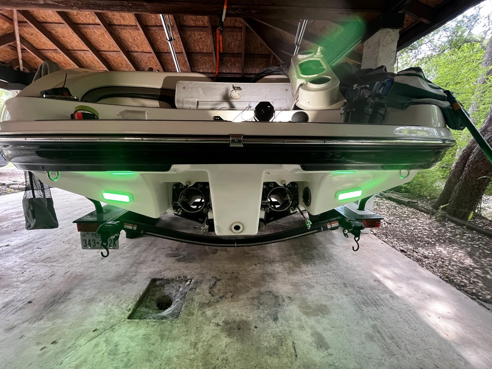 Goldlife B5 Underwater Boat Lights, Blue 2x3000LM DC10-30V IP68 customer photo 1