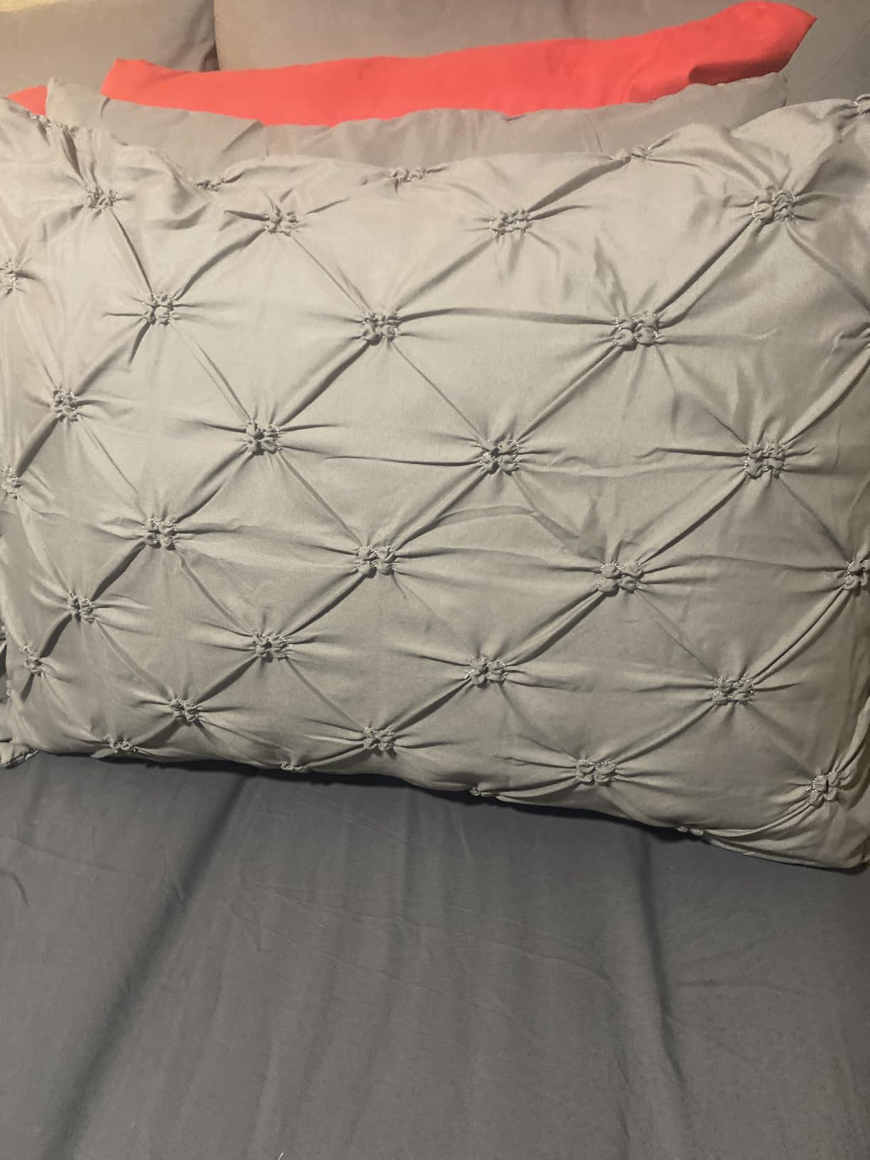 Vaulia Standard Pillow Shams 20 x 26 Set of 2, Navy Blue customer photo 2