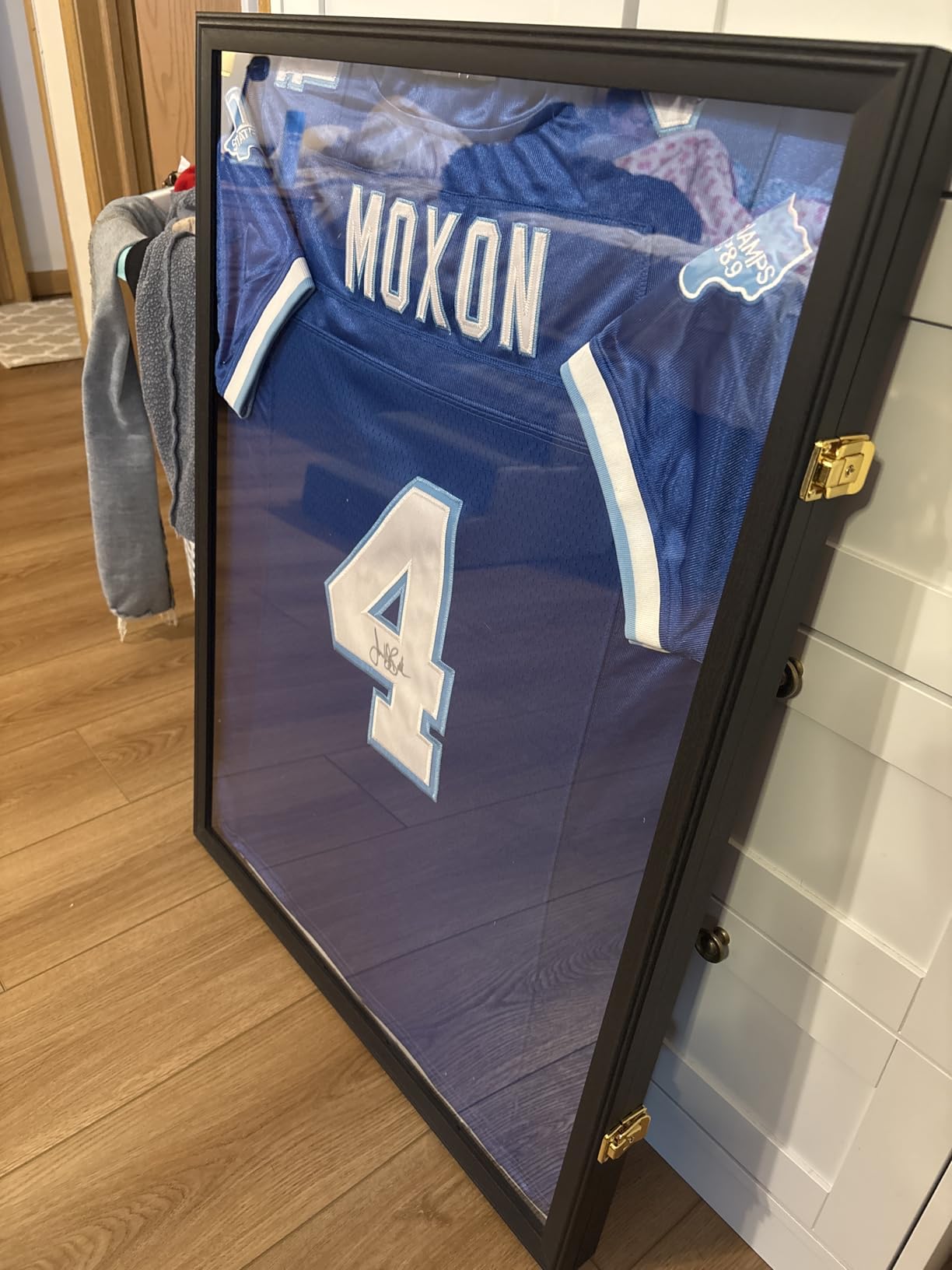 Jersey Frame Display Case,Jersey Frame,T-Shirt Shadow Box for Jerseys 1PC customer photo 1