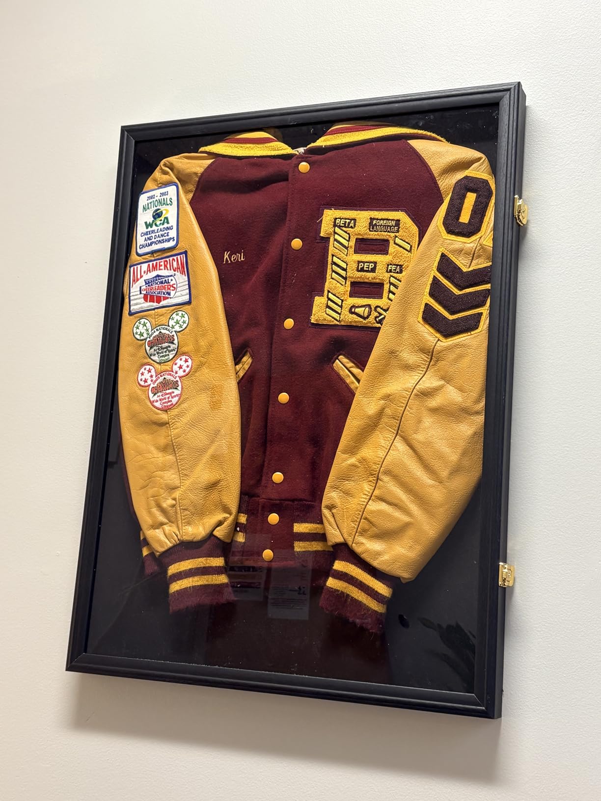 Jersey Frame Display Case,Jersey Frame,T-Shirt Shadow Box for Jerseys 1PC customer photo 2