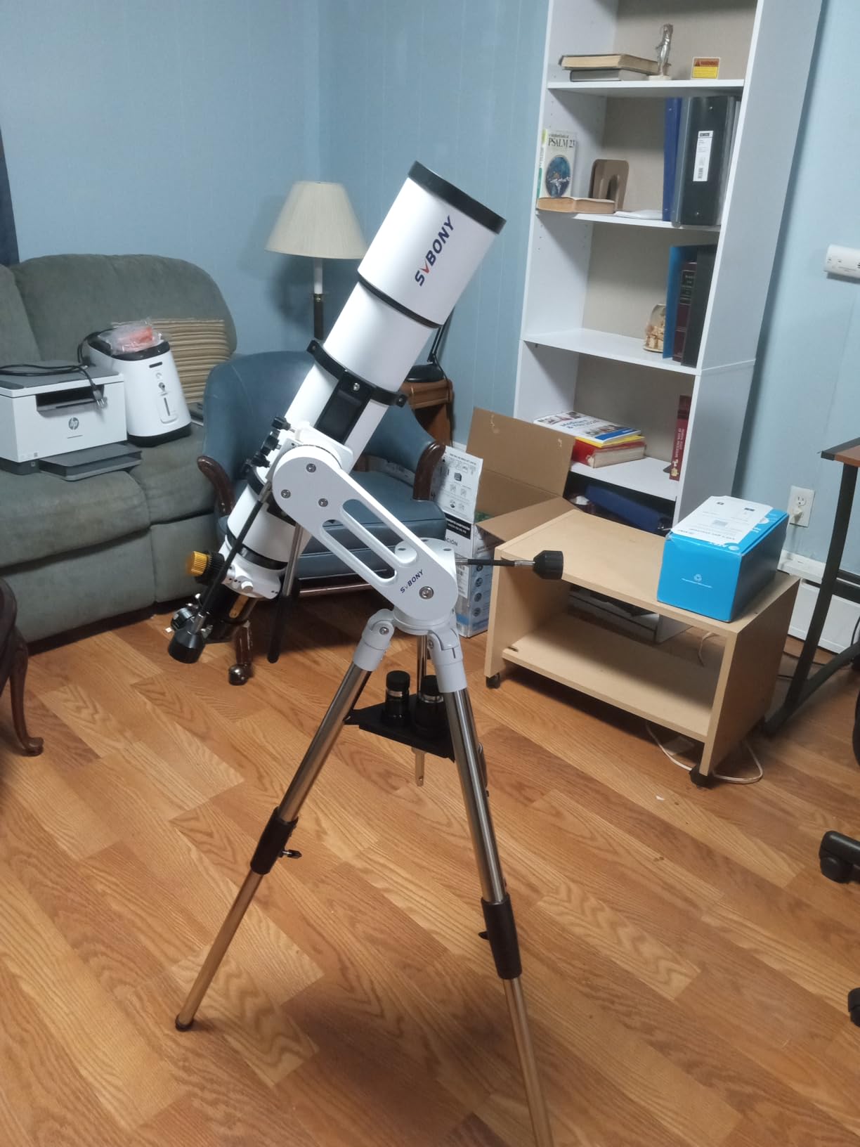 SVBONY SV225T Telescope Tripod, Extendable Aluminum Astronomical Tripod customer photo 2