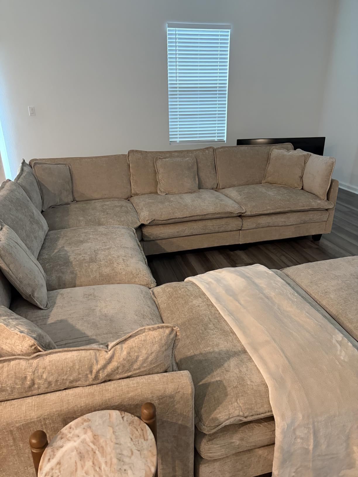 GNIXUU Oversized 7 Seater Modular Sectional Sofa, Deep Seat Cloud Couch customer photo 2