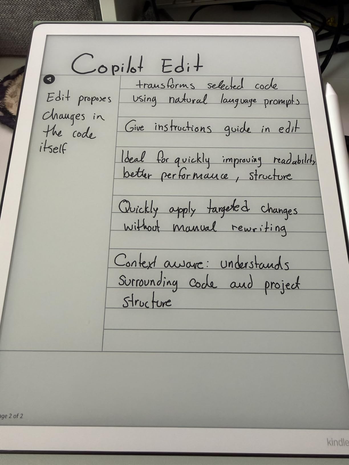 Amazon Kindle Scribe 32GB (newest model) — 11” display with front light, paper-like feel, and no distractions — Write in notebooks, docs, and books. Pen included - Graphite customer photo 1