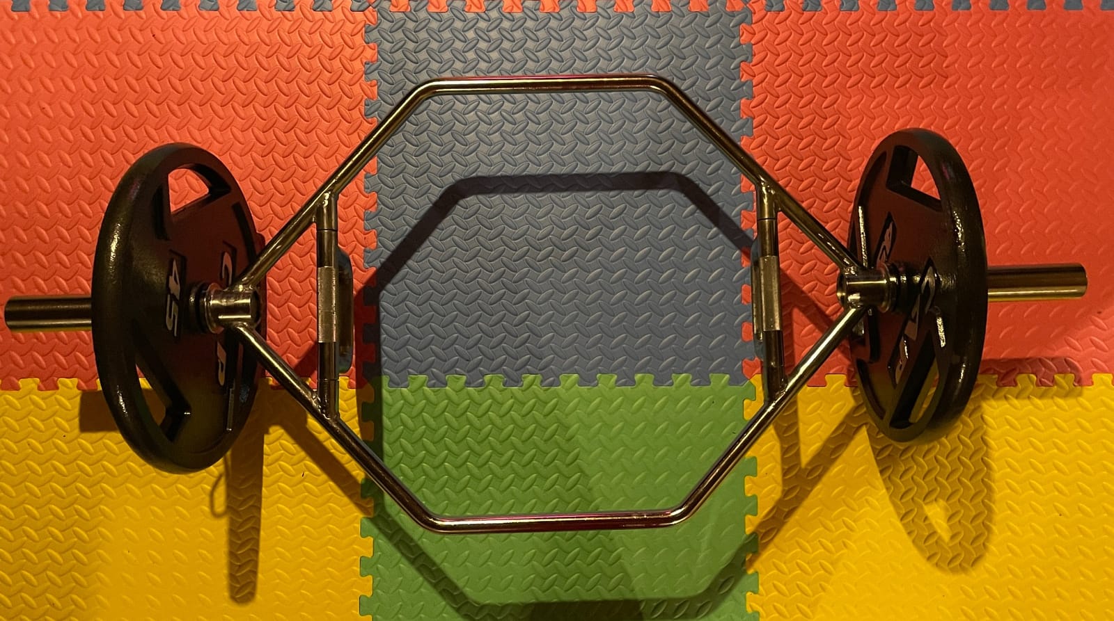 GYMAX Olympic Folding Trap Bar - 56