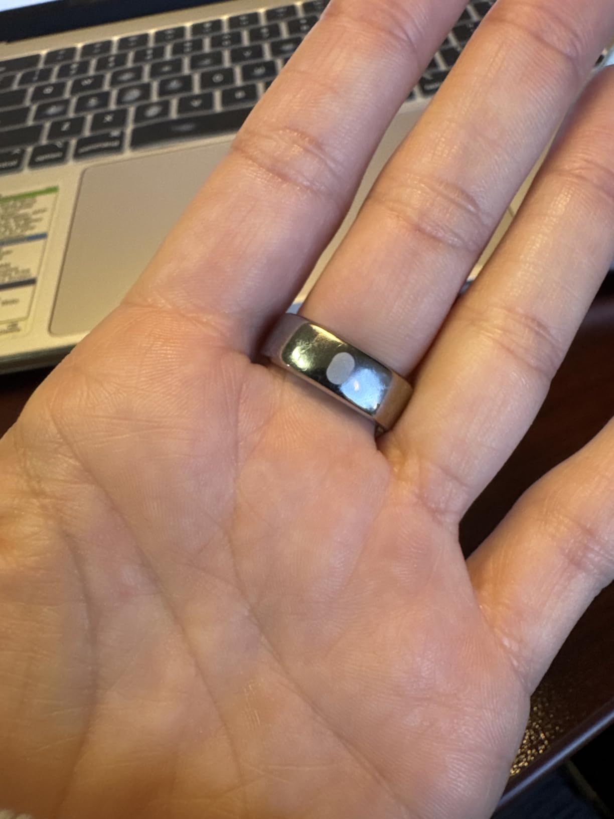 RingConn Gen 2 Air Ultra-Thin Smart Ring(Size 8, Galaxy Sliver) customer photo 2