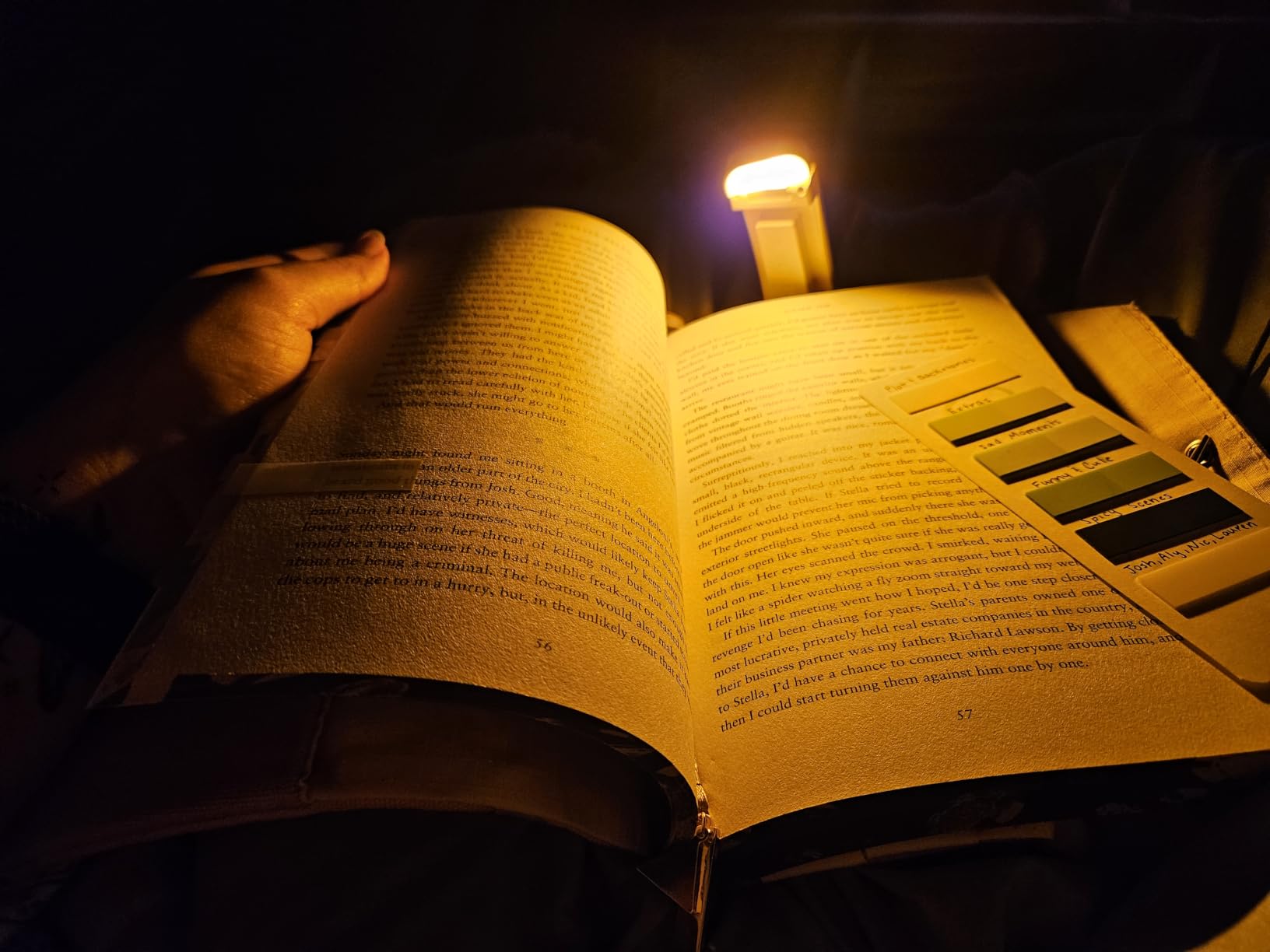Glocusent USB Rechargeable Book Light, Portable Clip-on LED Reading Light customer photo 2