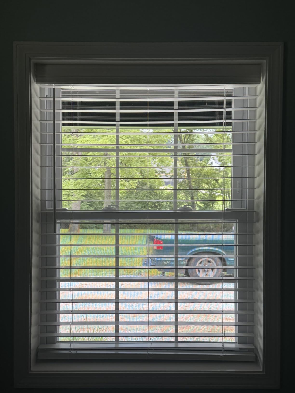 Cordless Faux Wood Blinds 35