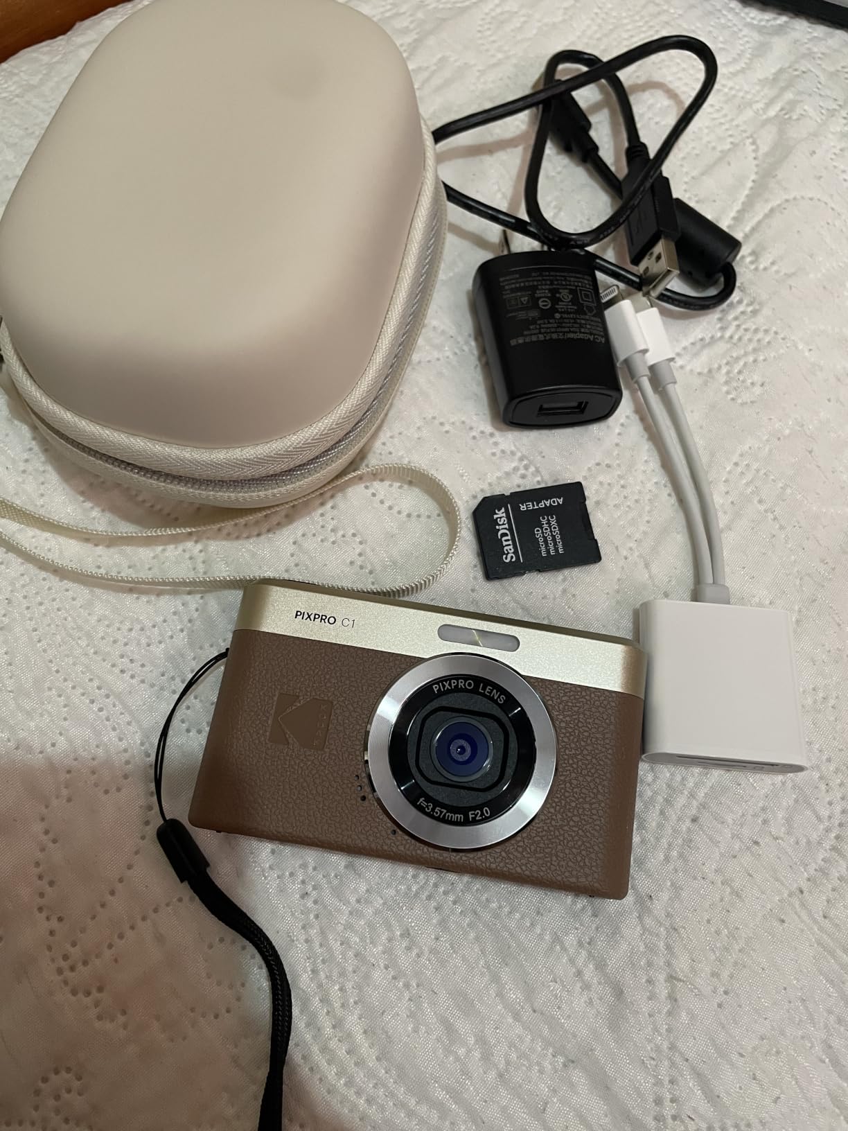 KODAK PIXPRO C1 13MP Compact Digital Camera, 26mm Fixed Lens, Brown customer photo 2
