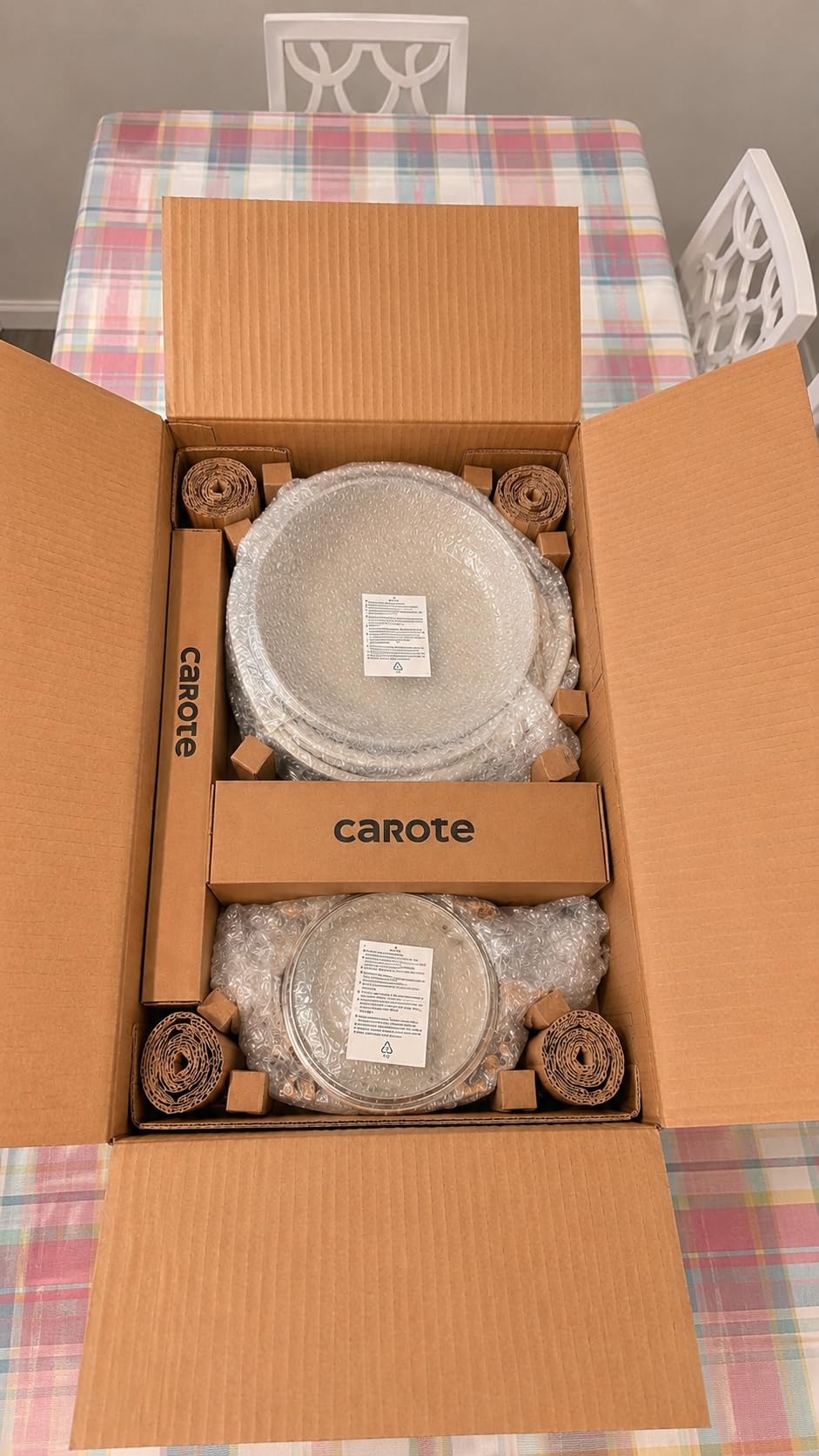 CAROTE 21pcs Ceramic Cookware Sets, Pots and Pans Set Blue customer photo 1