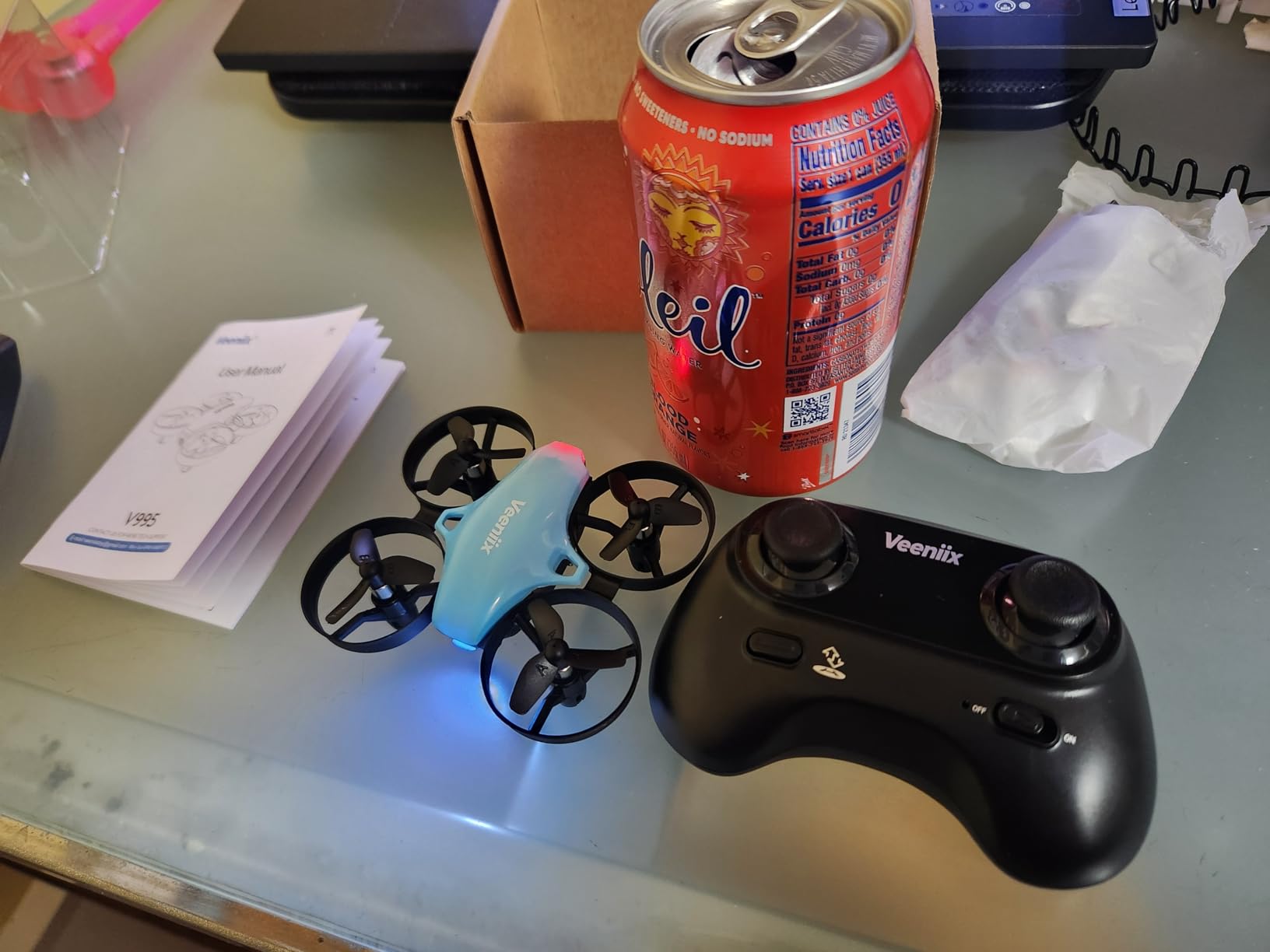 Veeniix V995 Mini RC Drone for Kids Auto Hover 3 Batteries customer photo 2