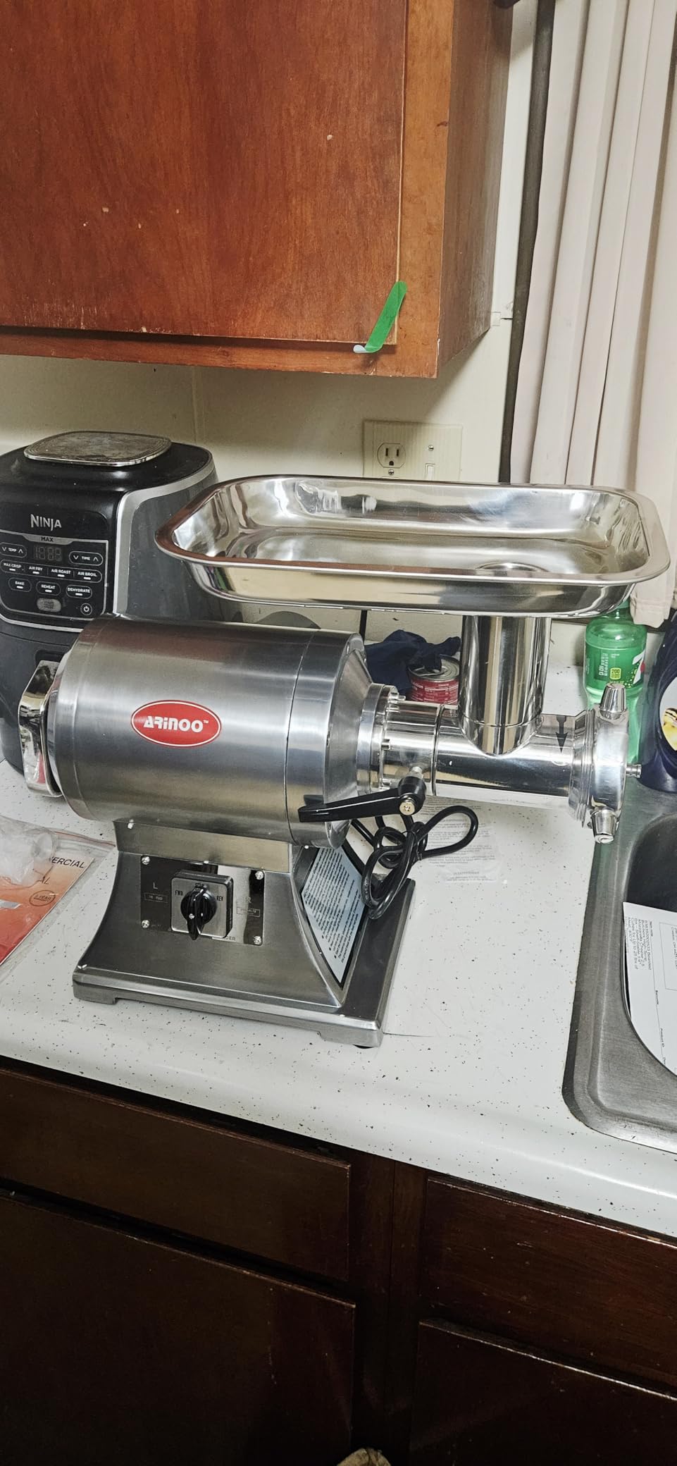Commercial Meat Grinder #12C,0.9HP Electric Meat Grinder customer photo 1