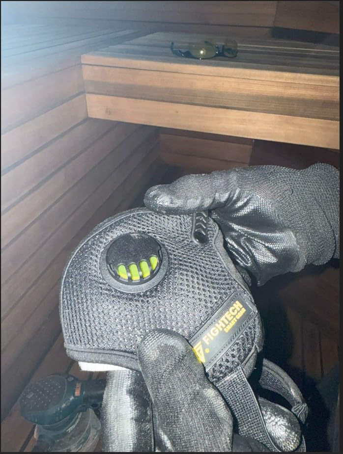 FIGHTECH Dust Mask 2 Sizes - Large, Woodworking Reusable Carbon Filter Mask customer photo 1