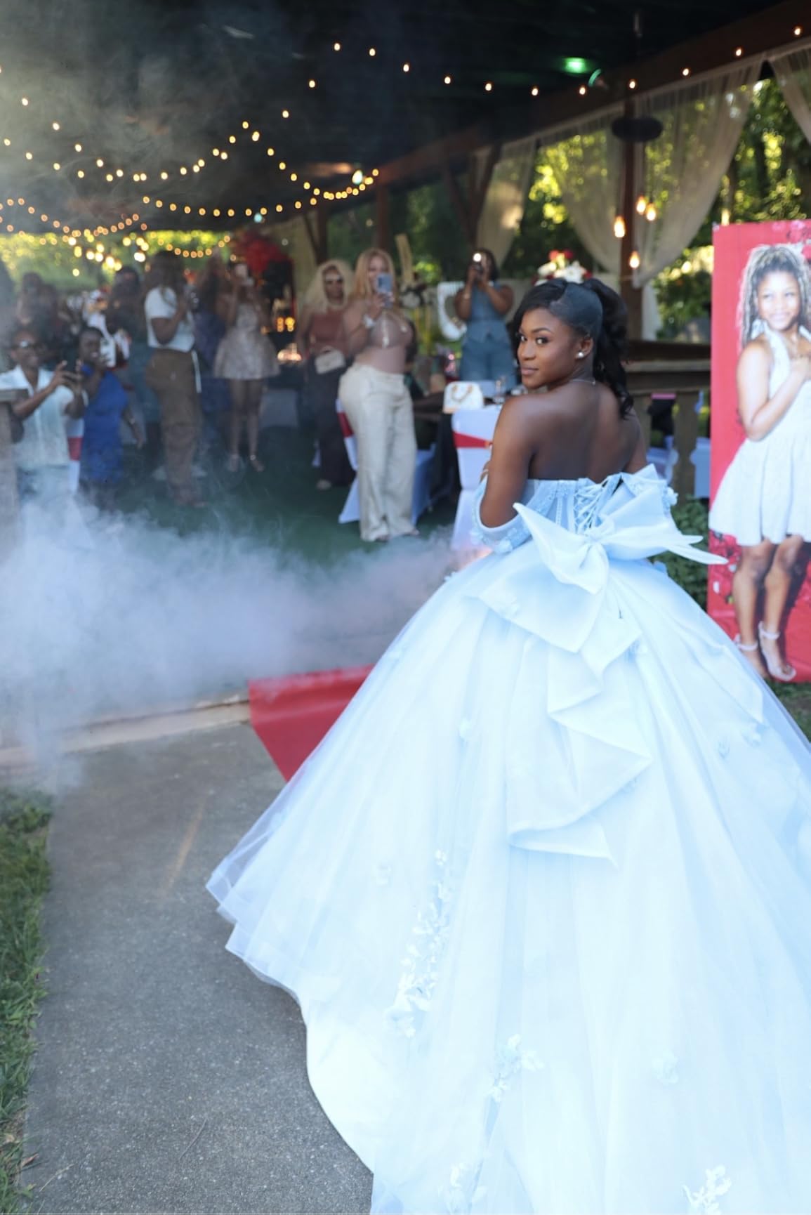800W Fog Machine, 4500CFM for Halloween, Disco Light & Remote customer photo 2