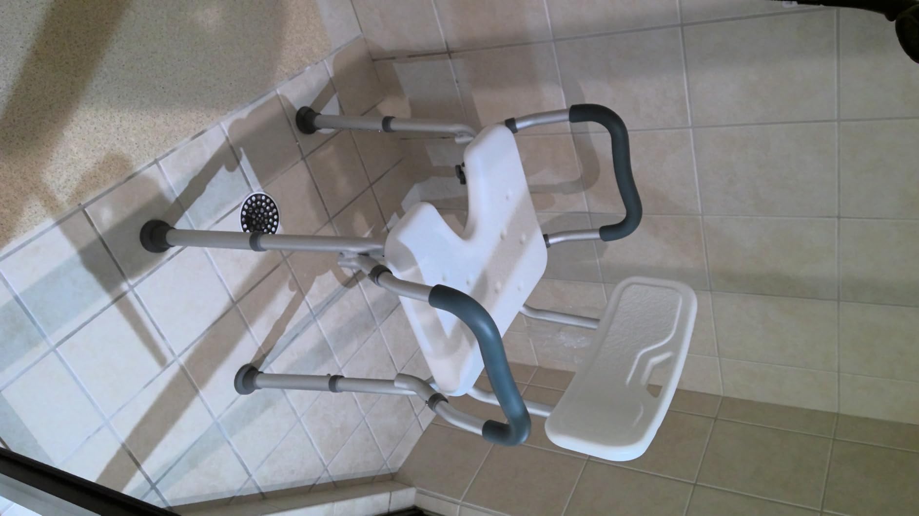 TooCust FSA Eligible Extra Wide M-Shaped & Padded Armrests Shower Chair, 500lbs Capacity,Aluminum, Bath & Shower Safety Seating customer photo 1