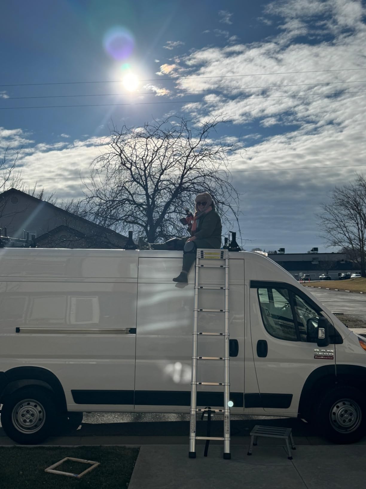 Telescoping Ladder,20.5FT Extension Ladder, Heavy Duty 330lbs Max Capacity customer photo 2