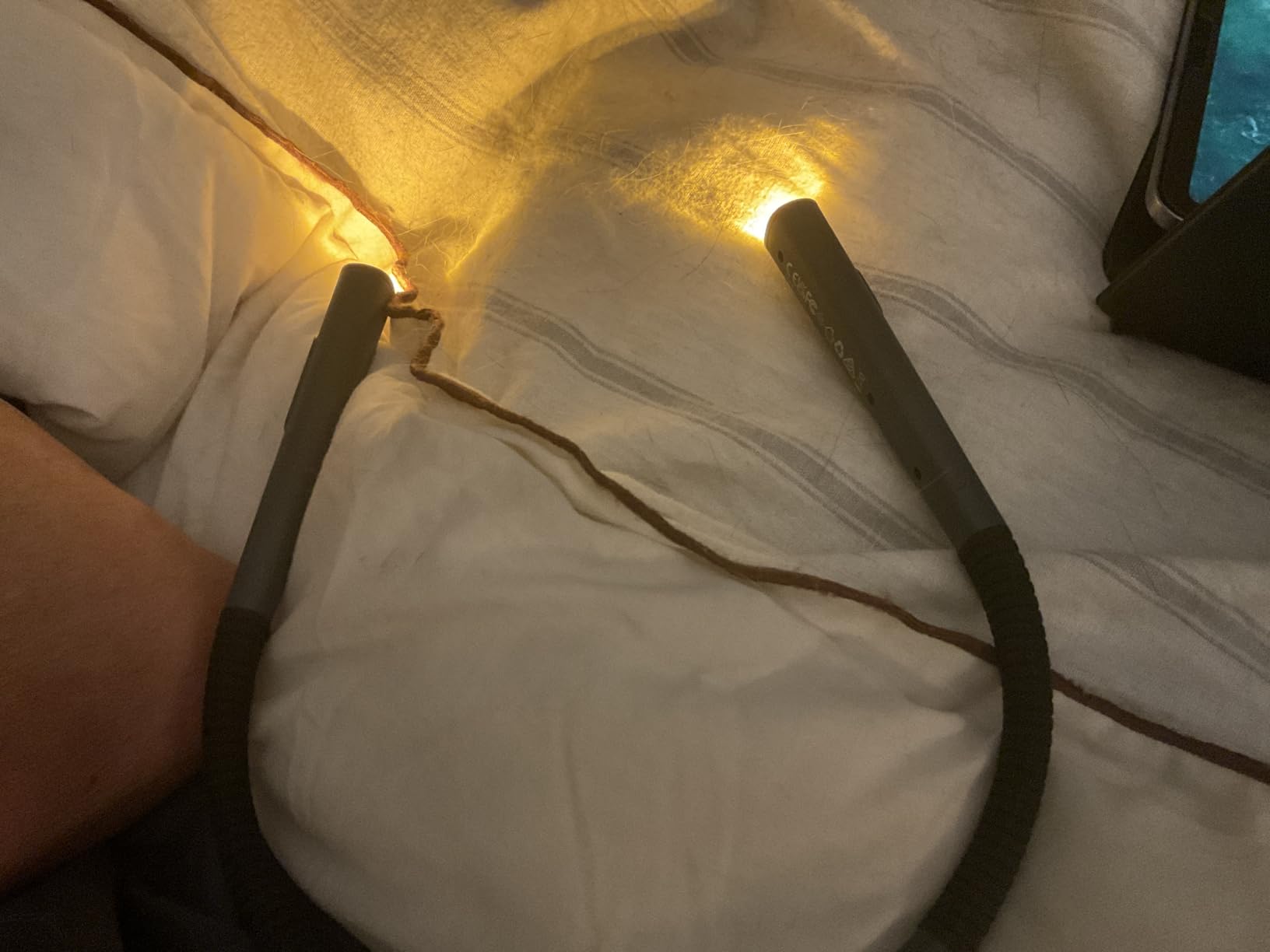 Gritin Book Light, Eye Caring 4-Color&5-Brightness Neck Light Reading Light customer photo 2