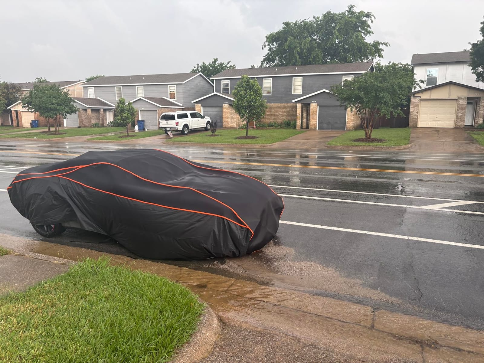 Hail Protector Car Cover, Thickened Multi-Layered EVA Size A4 (199-208inch) customer photo 2
