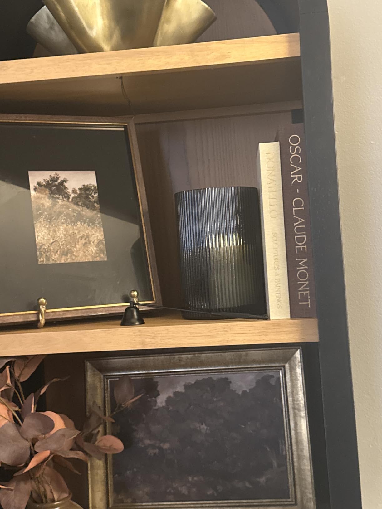 Decorative Books for Home Decor - Set of 2 Faux Books for Decoration with Secure Magnet Closure for Photo Storage and as a Keepsake Box, Coffee Table or Bookshelf Decor (Brown - Beige) customer photo 2