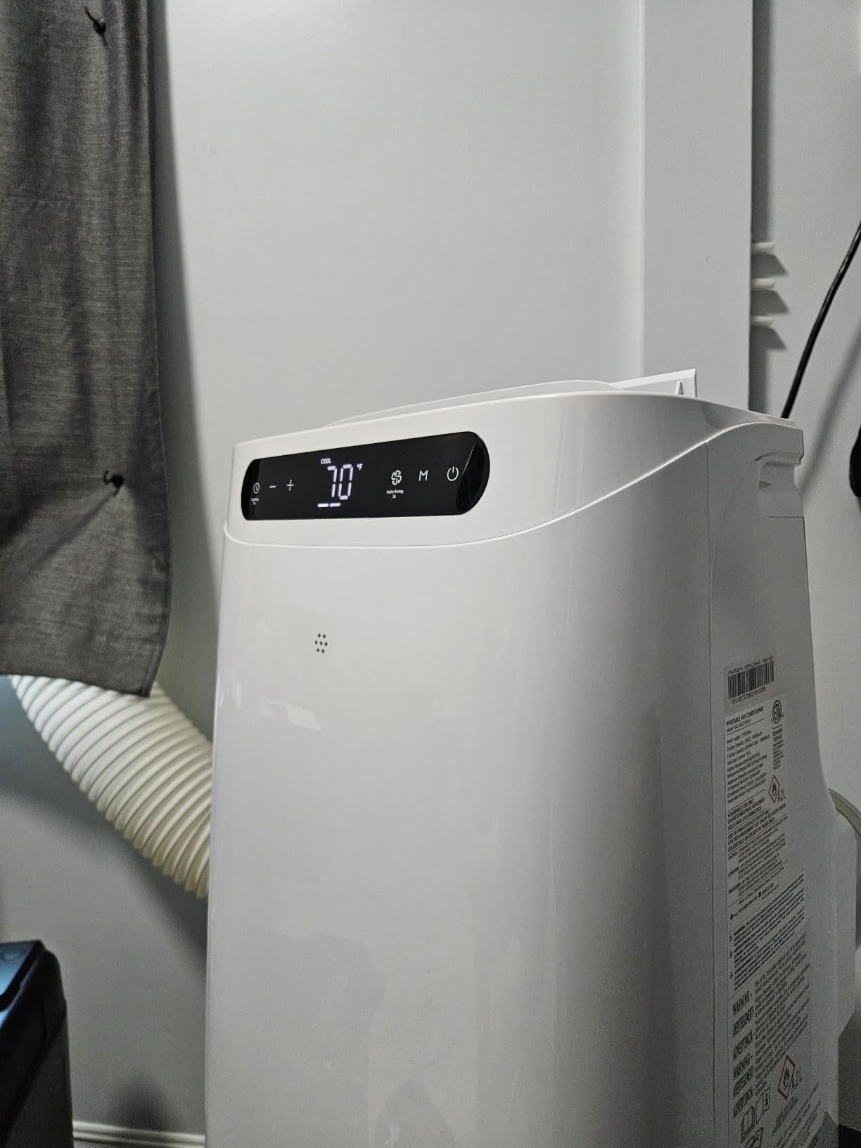 12000 BTU Portable Air Conditioners for Room Cooling up to 500 Sq. Ft, 3-IN-1 Quiet Portable AC Unit with Dehumidifier Fan, Remote Control, Smart Sleep Mode, 24H Timer, Windows Kit Included customer photo 1