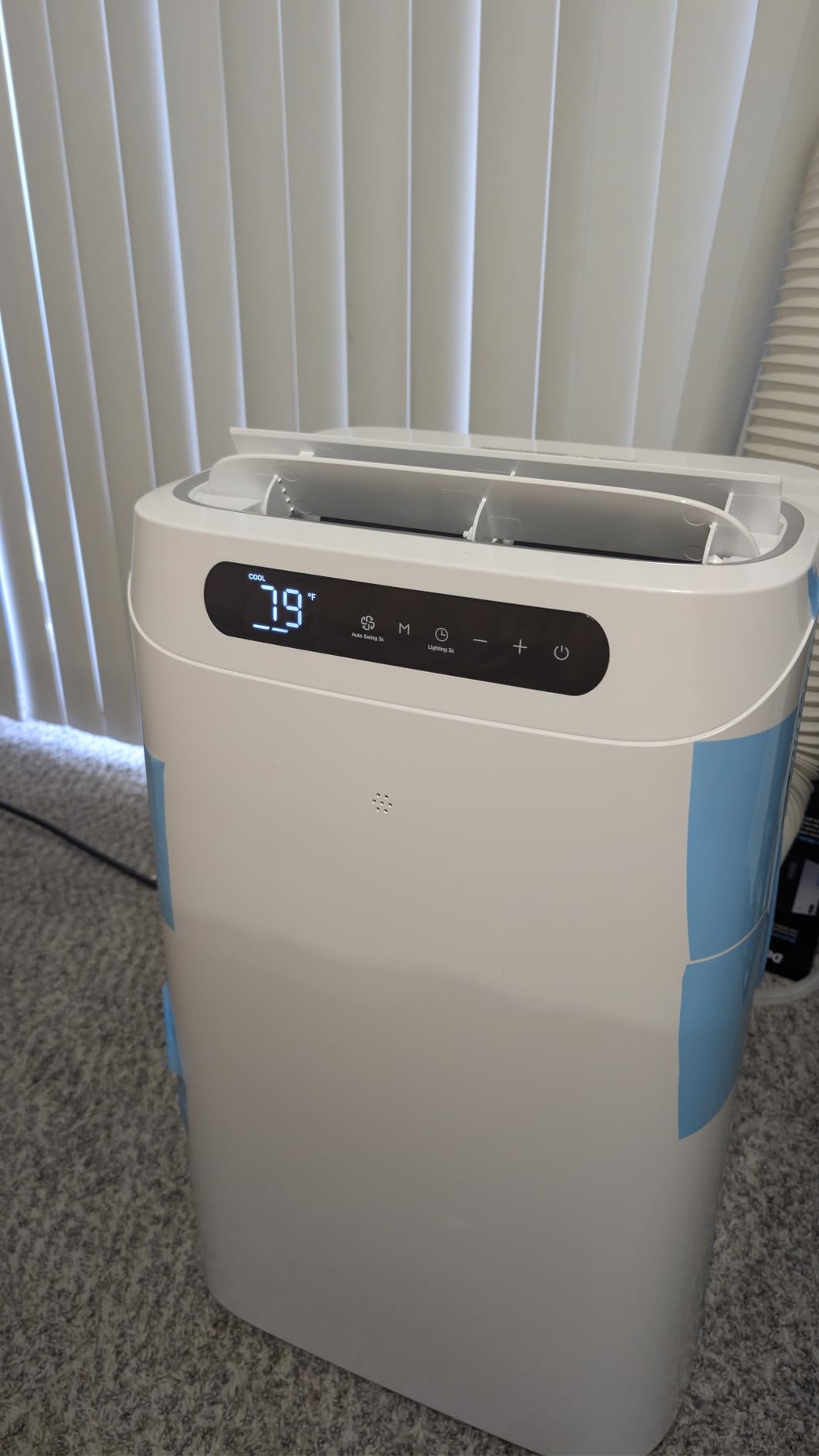 12000 BTU Portable Air Conditioners for Room Cooling up to 500 Sq. Ft, 3-IN-1 Quiet Portable AC Unit with Dehumidifier Fan, Remote Control, Smart Sleep Mode, 24H Timer, Windows Kit Included customer photo 2