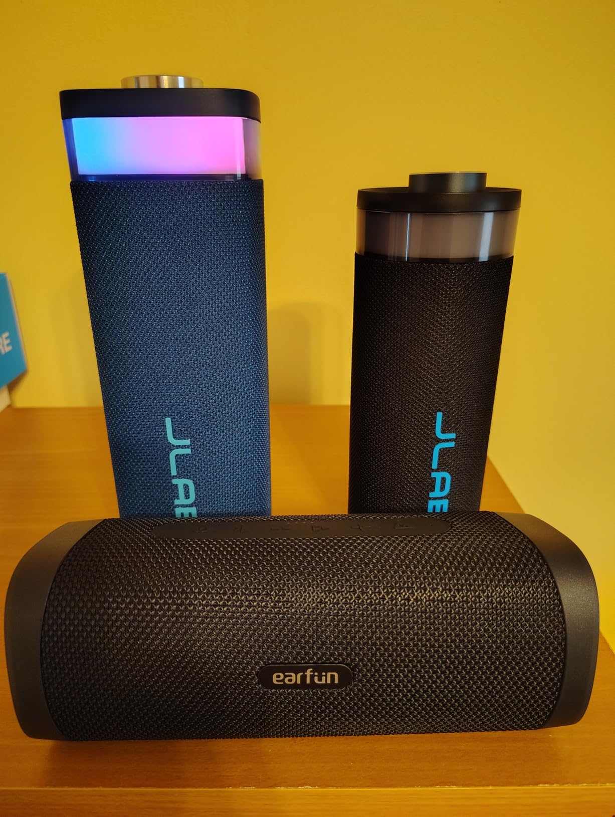 JLab, Go Party, Portable Bluetooth Speaker, Waterproof RGB LED, Midnight Black customer photo 2