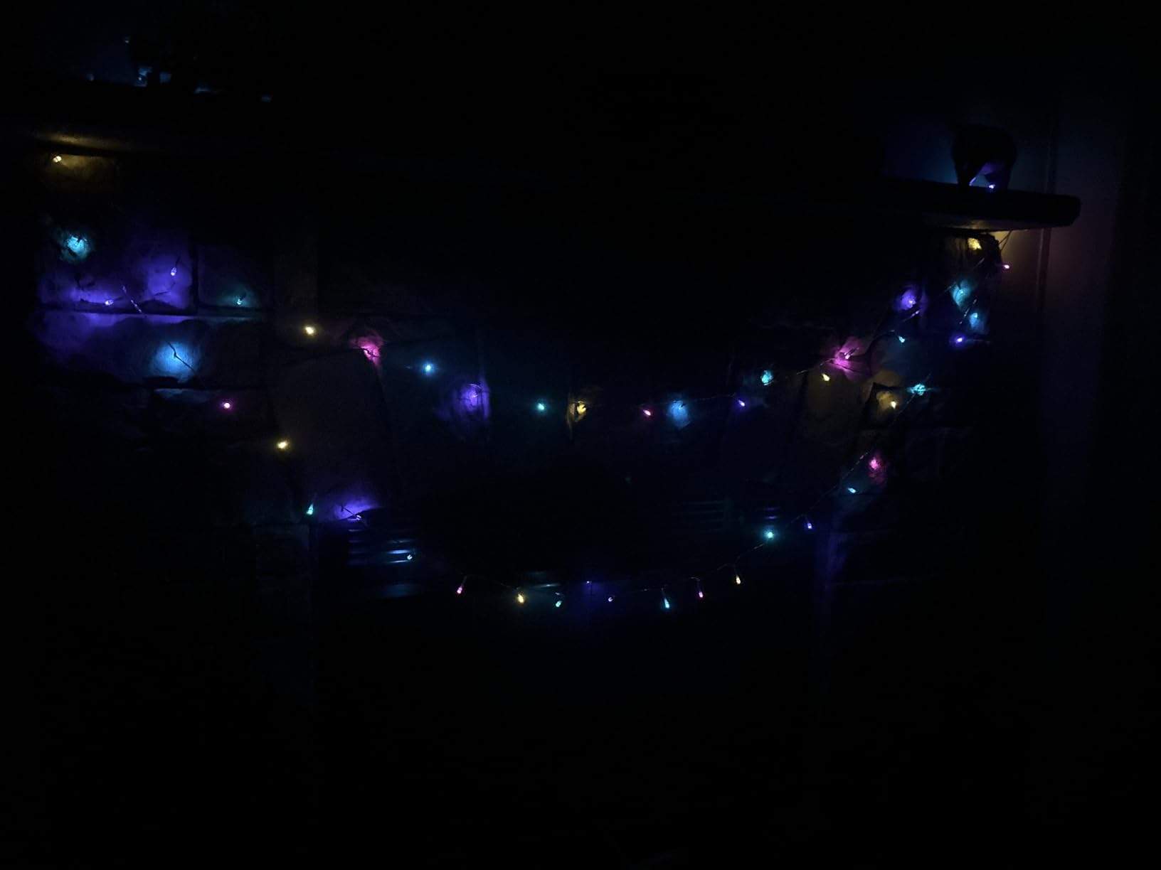 Red White and Blue Lights String for 4th of July Decorations Outdoor Total 100 LED 33ft for Memorial Day Decorations, Battery Operated Waterproof Timer Patriotic for Independence Day, 2-Pack customer photo 2