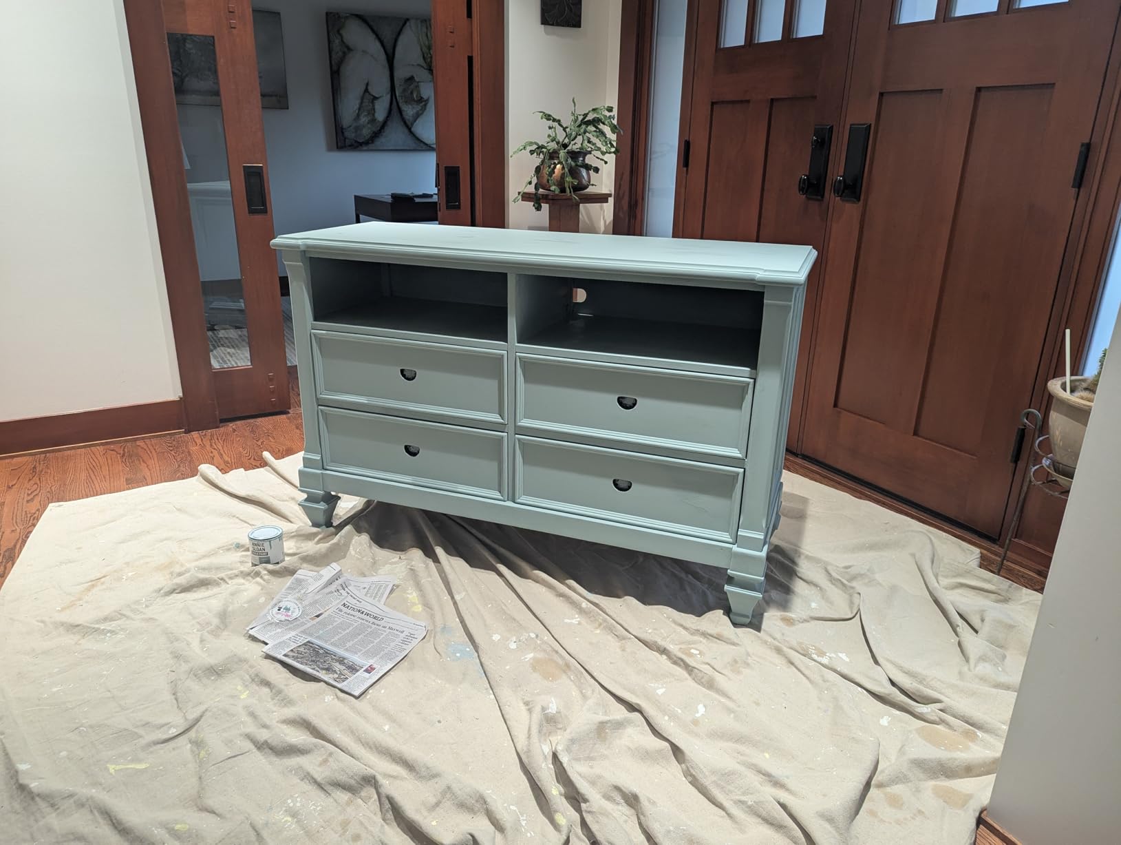 Annie Sloan Chalk Paint (Canvas, 120 ml/4.06 Fl Oz) a unique decorative paint for furniture, cabinets and home decor with no sanding or priming customer photo 1