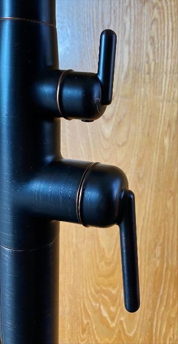 Free Standing Tub Faucet, Wintap Classic Freestanding Bathtub Faucet with Sprayer Brass Elegant Floor Mount Bath Faucets High Flow Roman Tub Filler, Matte Black （WT-3311BK） customer photo 2