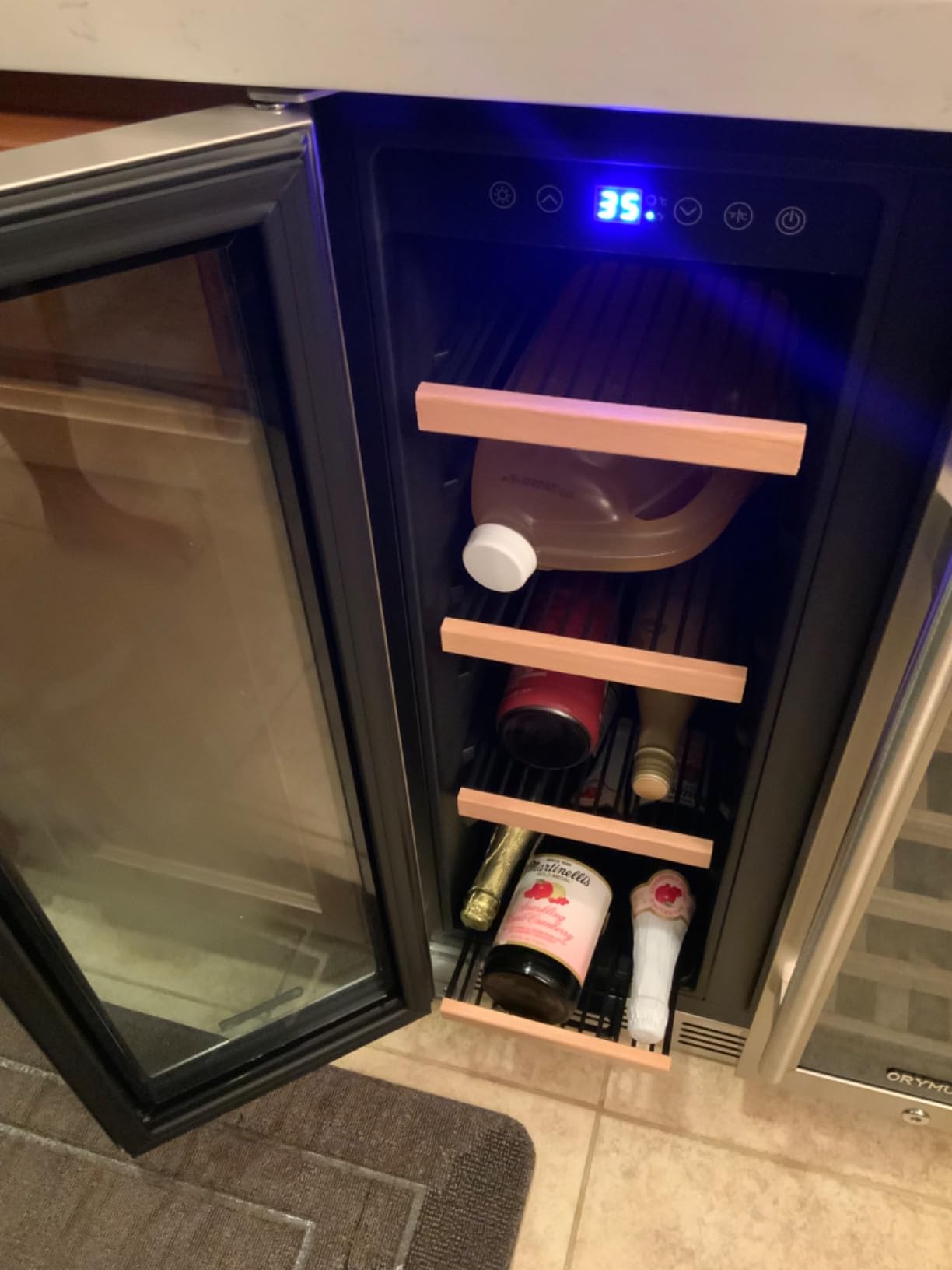 ORYMUSE 15 Inch Beverage Refrigerator, 130 Can Under Counter Drink Cooler customer photo 1