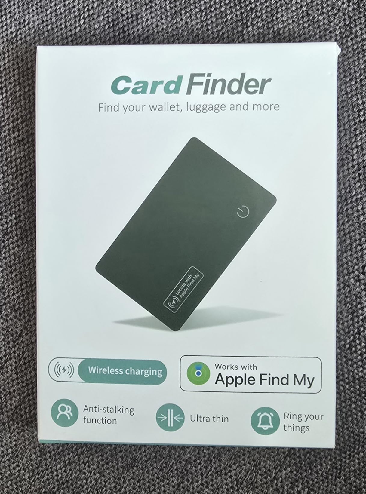 Wallet Tracker Card (iOS Only) - 0.07in Slim, Compatible with Apple Find My, Bluetooth Tracker Smart Tracking Card Wallet Finder, IP68 Waterproof, Item Locator for Luggage Tags, Passports, Purse customer photo 2
