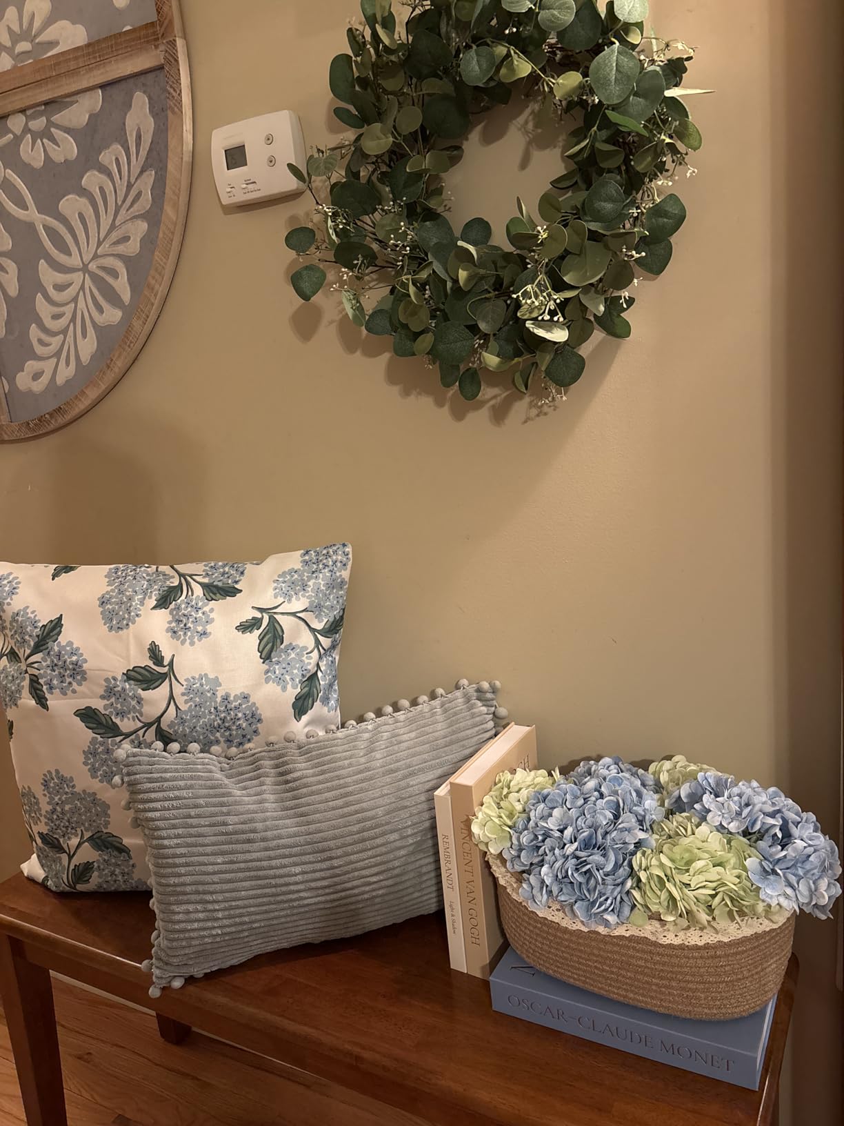 JARLINK Aesthetic Decorative Books, Set of 3 Linen Faux Book Boxes, Sage customer photo 1