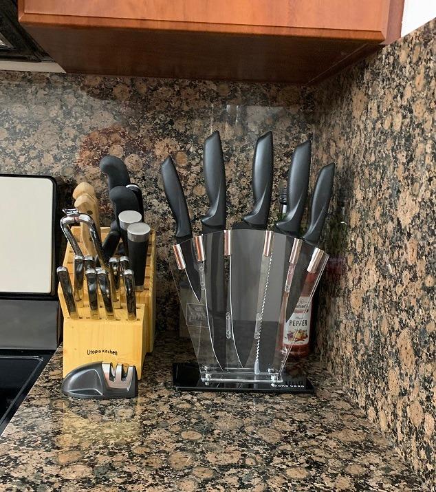 Home Hero 15-Piece Kitchen Knife Set - Knife Block Set customer photo 1