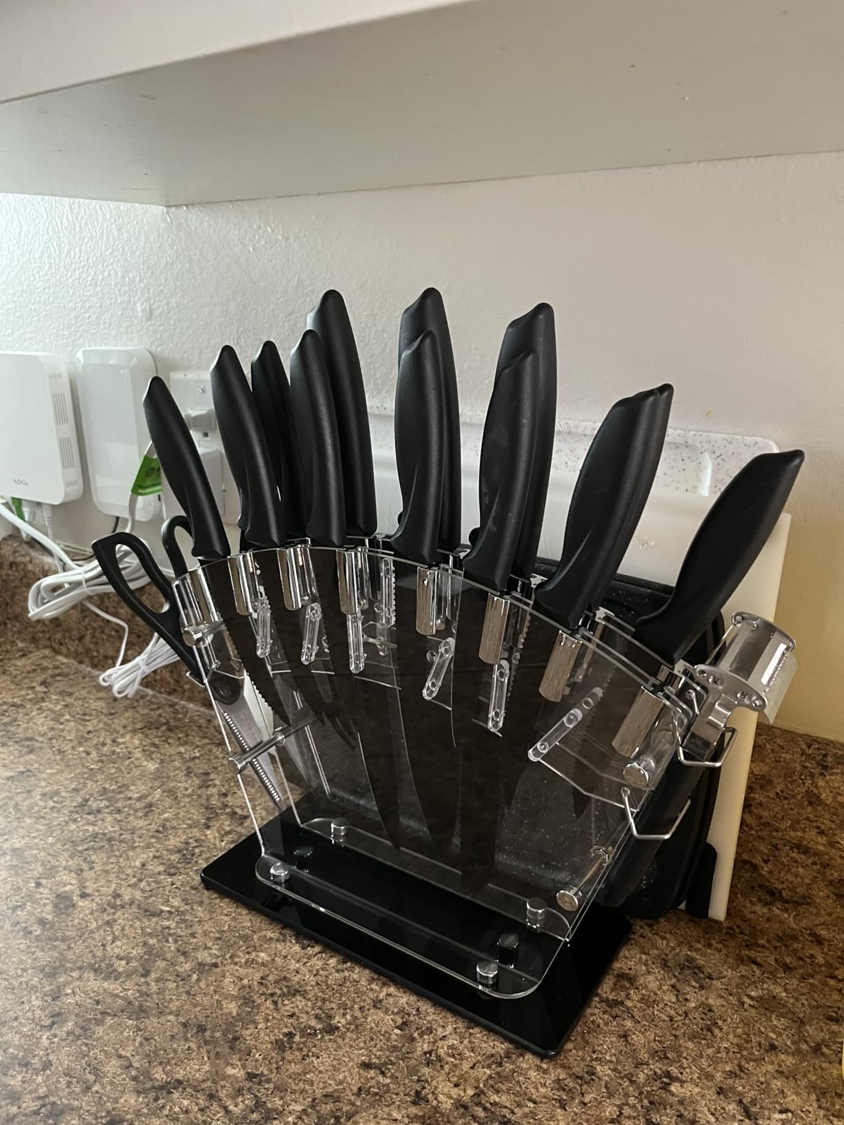 Home Hero 15-Piece Kitchen Knife Set - Knife Block Set customer photo 2