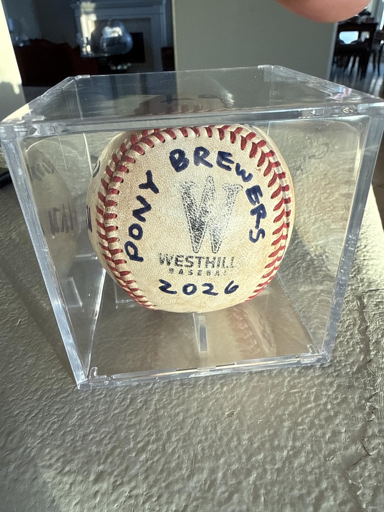 Guirnd 2 Pack Baseball Display Case, UV Protected Acrylic Baseball Holder Display case, Cube Memorabilia Autograph Ball Protector Boxes for Official Size Ball customer photo 2