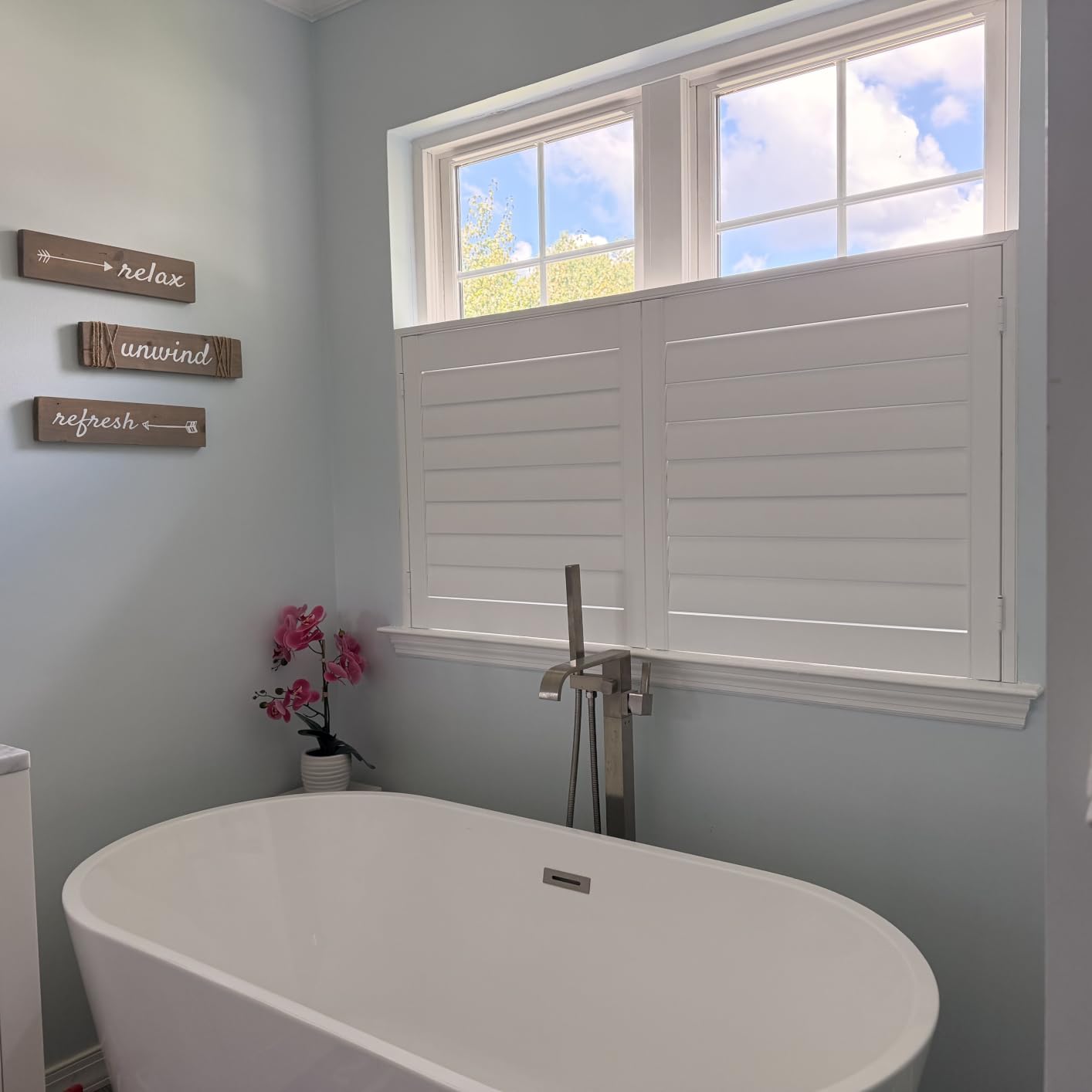 Cafe Plantation Shutters for Interior Window customer photo 1