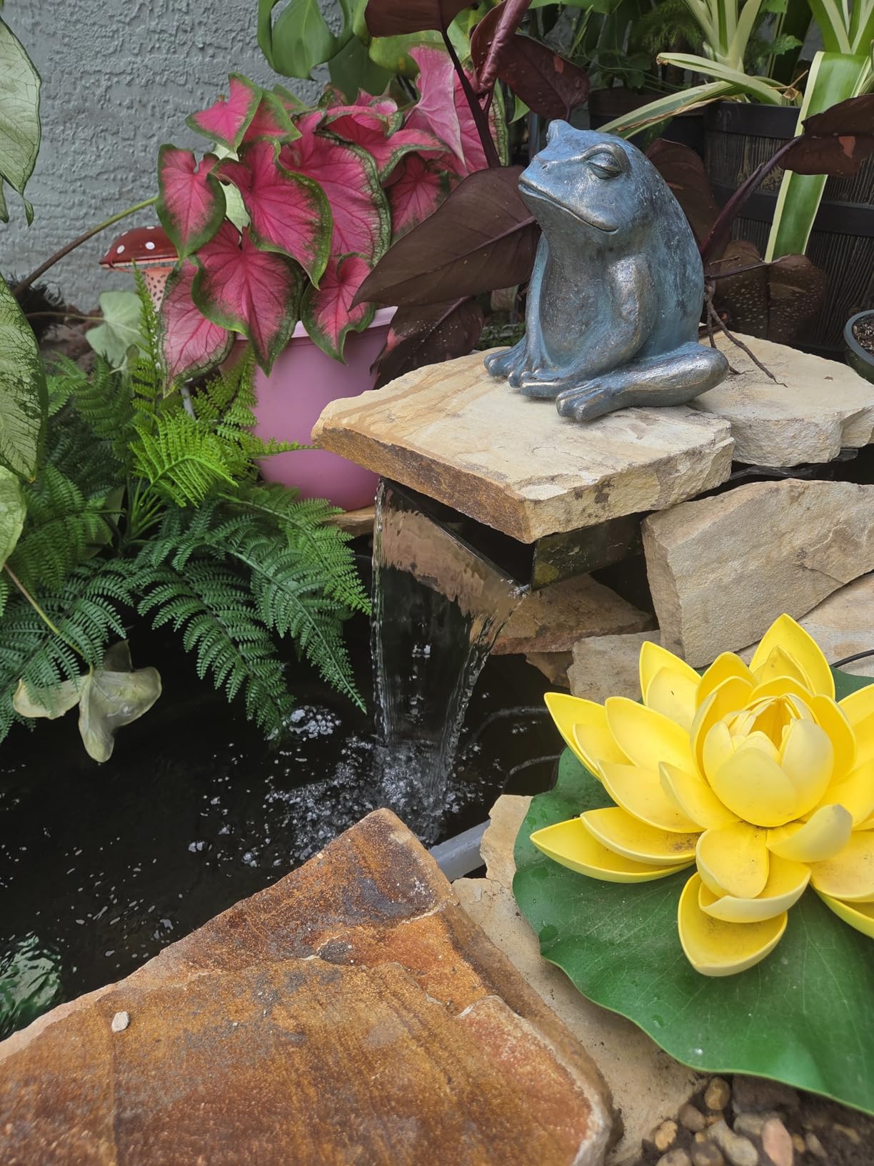 Buzzlett Waterfall Spillway with 8 inch Wide Weir, Pond Waterfall Box customer photo 1