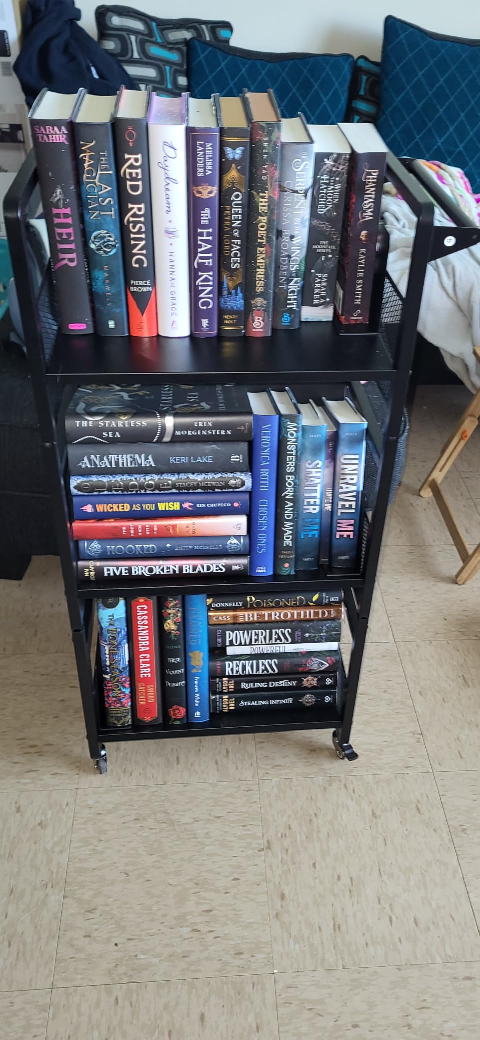 UMDONX Heavy Duty Double-Sided Book Cart customer photo 1