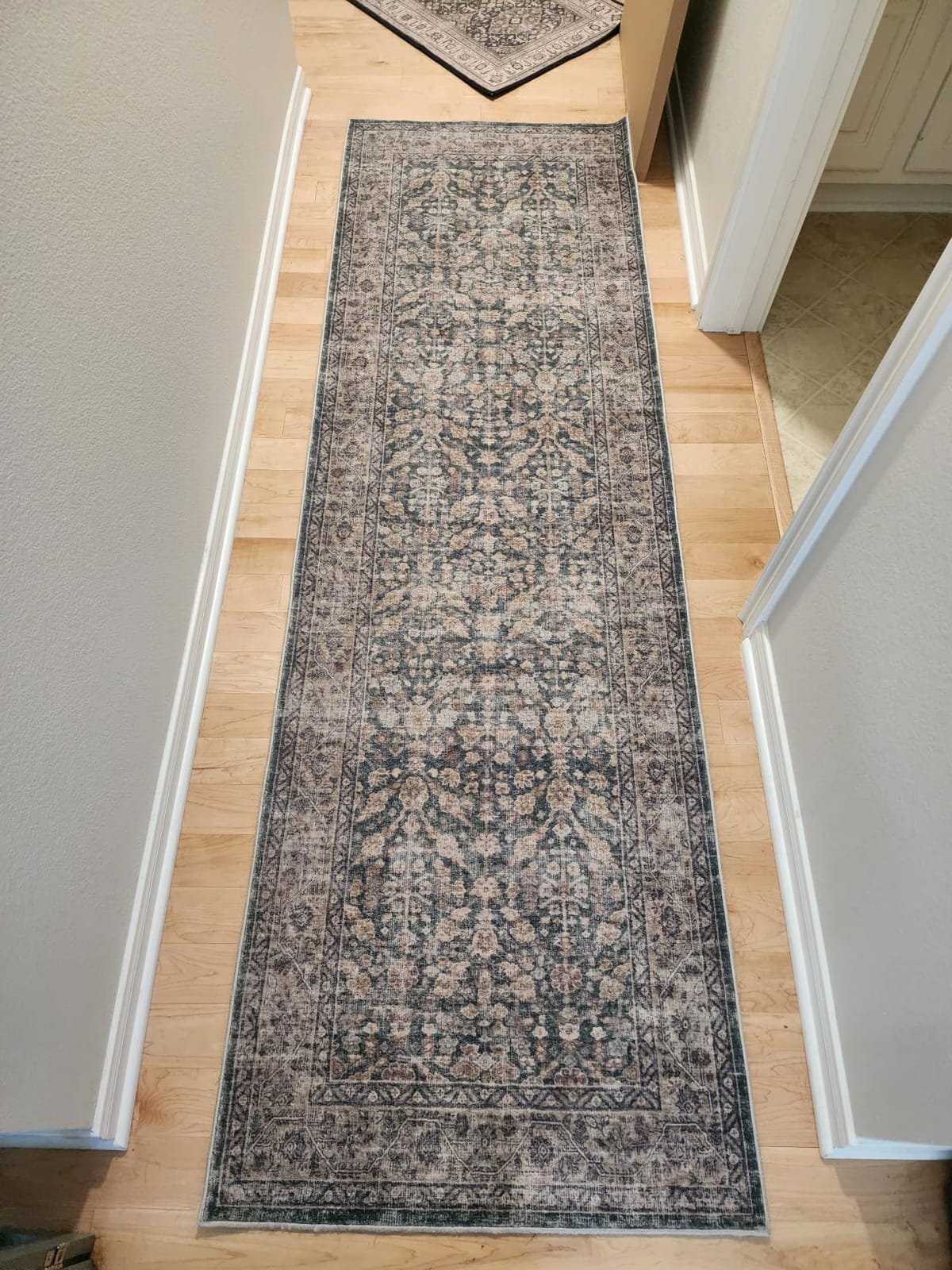 Area Rugs 9x12 Living Room: Washable Bedroom Rug Non Slip Large Boho Carpet customer photo 2
