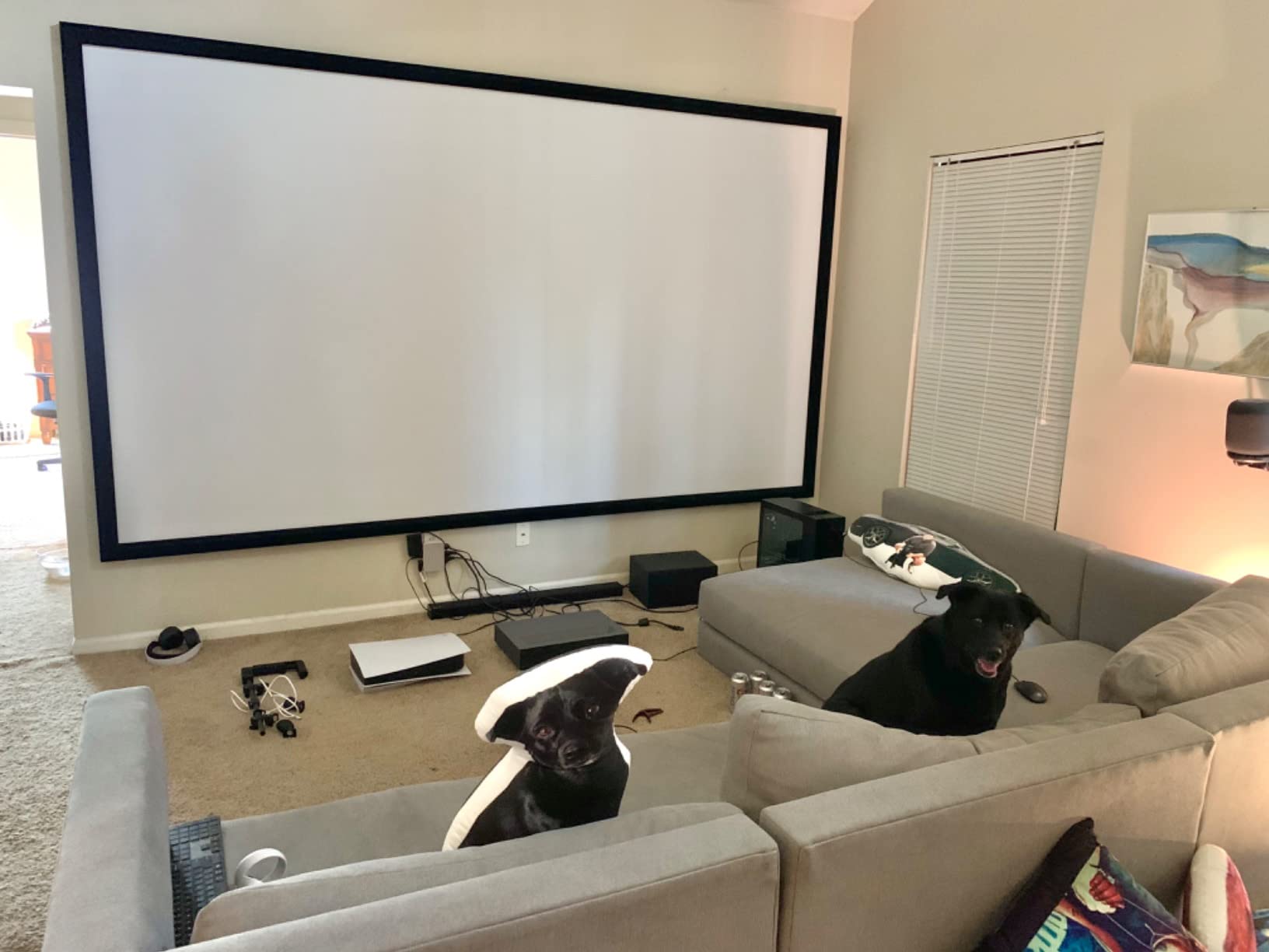 WEMAX Nova Pro 4K Ultra Short Throw Projector, Google TV, 2100 ISO Lumens customer photo 1
