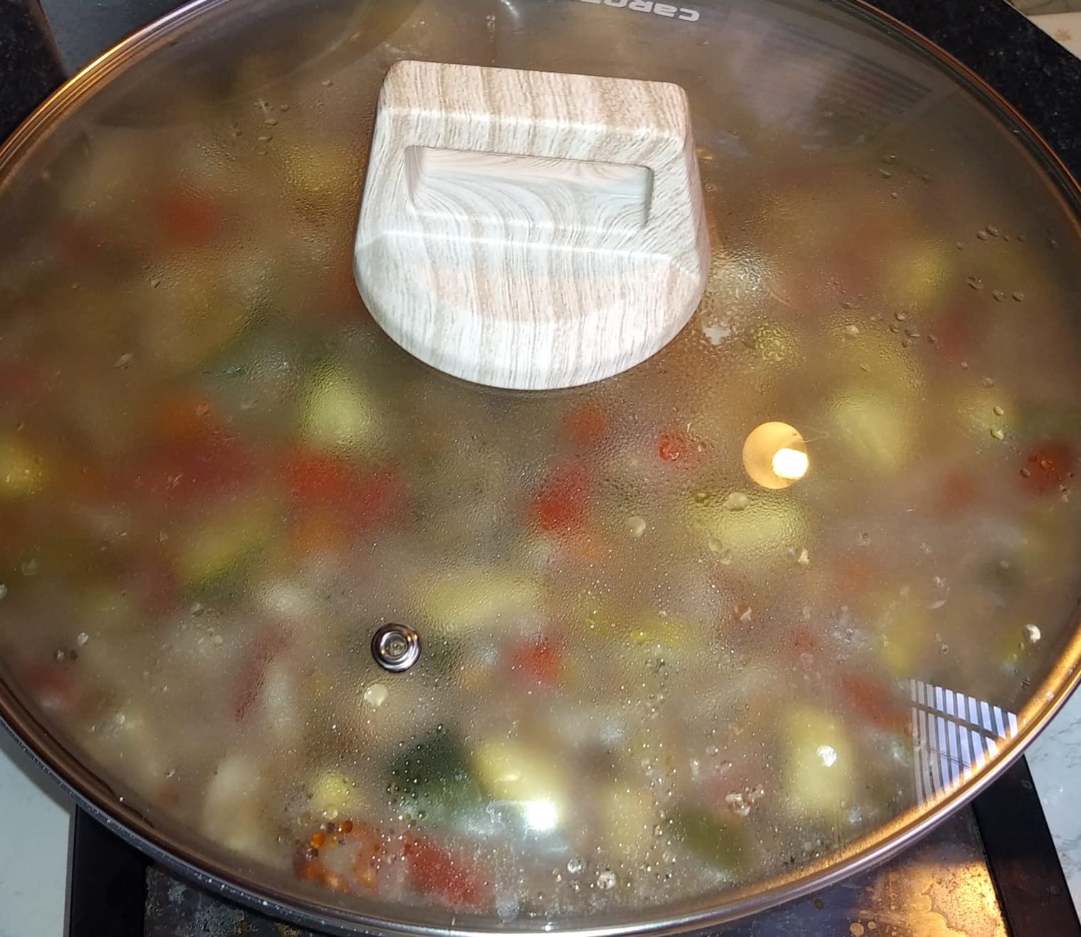CAROTE 8 Qt Tri-Ply Stainless Steel Stockpot, Non-Toxic Stock Pot with Lid, Soup Pot for Pasta, Even Heating, Oven Safe, Induction, Ceramic and Gas Cooktops Compatible, Sliver, Mothers Day Gifts customer photo 2