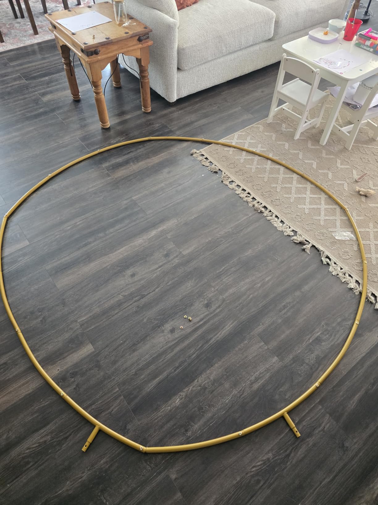 Antizz 7.2FT Round Balloon Arch Stand for Party Decoration customer photo 2