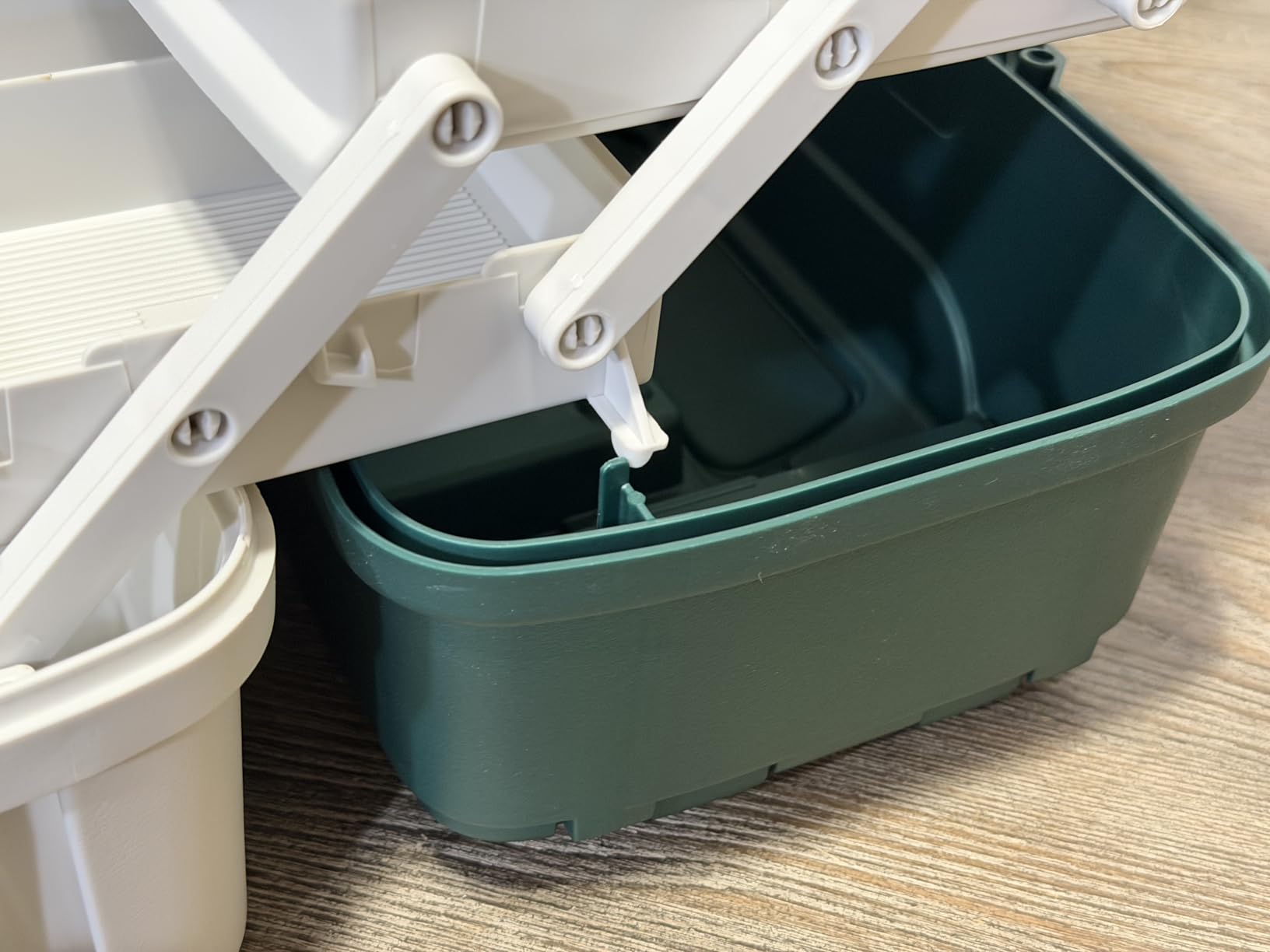 Plano Three-Tray Tackle Box, Green/Tan, Rust-Proof Brass Latch, Top-Access Tray with Deep Storage, Made in the USA, Portable Fishing Gear Storage Organizer customer photo 1