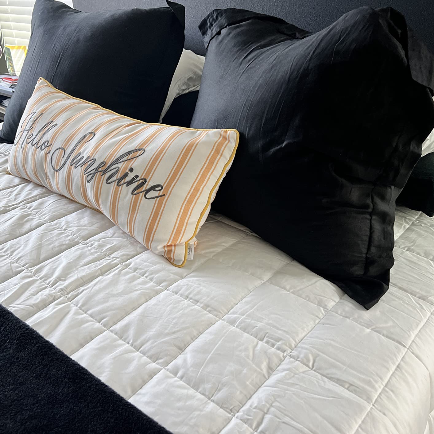 HomeSmart Cooling Weighted Blanket Queen Size 20lbs, Soft Breathable Fabric customer photo 1
