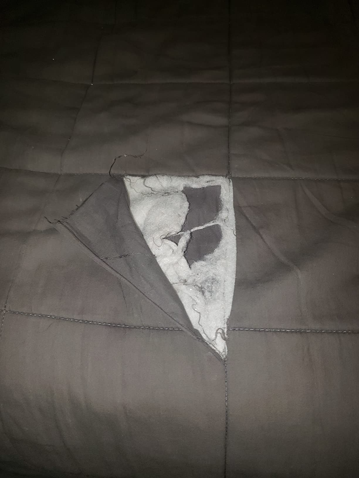 HomeSmart Cooling Weighted Blanket Queen Size 20lbs, Soft Breathable Fabric customer photo 2