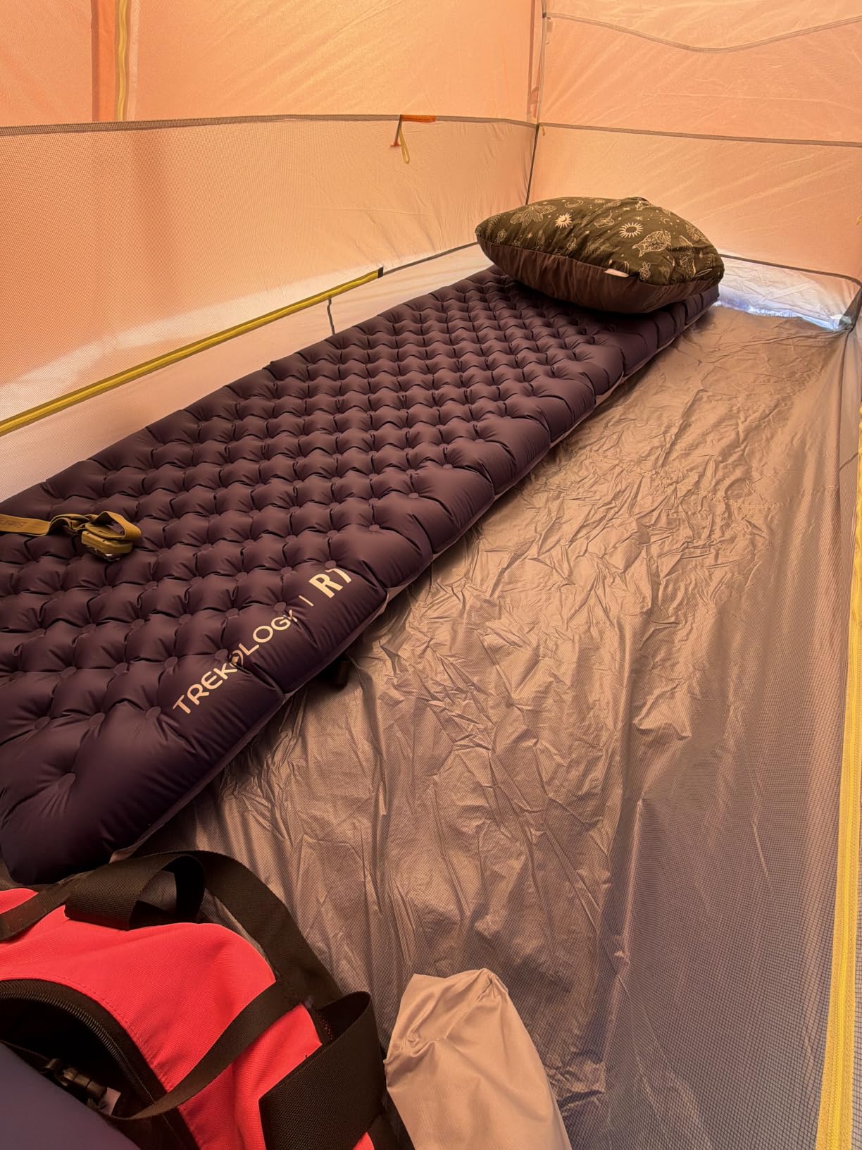 TREKOLOGY Sleeping Pad for Camping– Ultra-Lightweight, 4