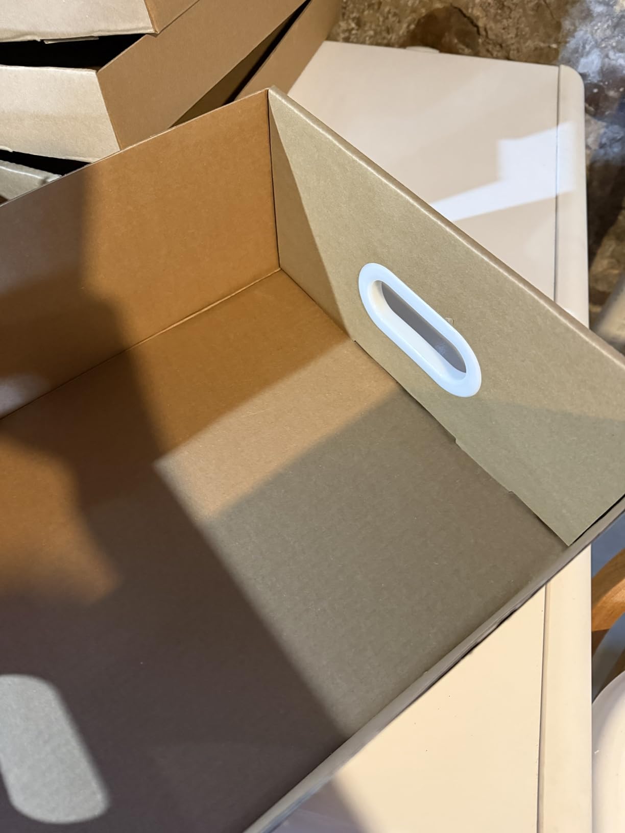 3 Pcs 16 oz Cardboard Mason Jar Storage Boxes 16.8 x 12.4 x 6 Inch customer photo 1