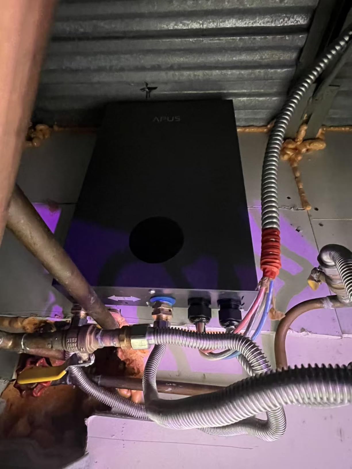 APUS 27kW Electric Tankless Water Heater, 240V, Up to 6.5 GPM, 3s Instant customer photo 2