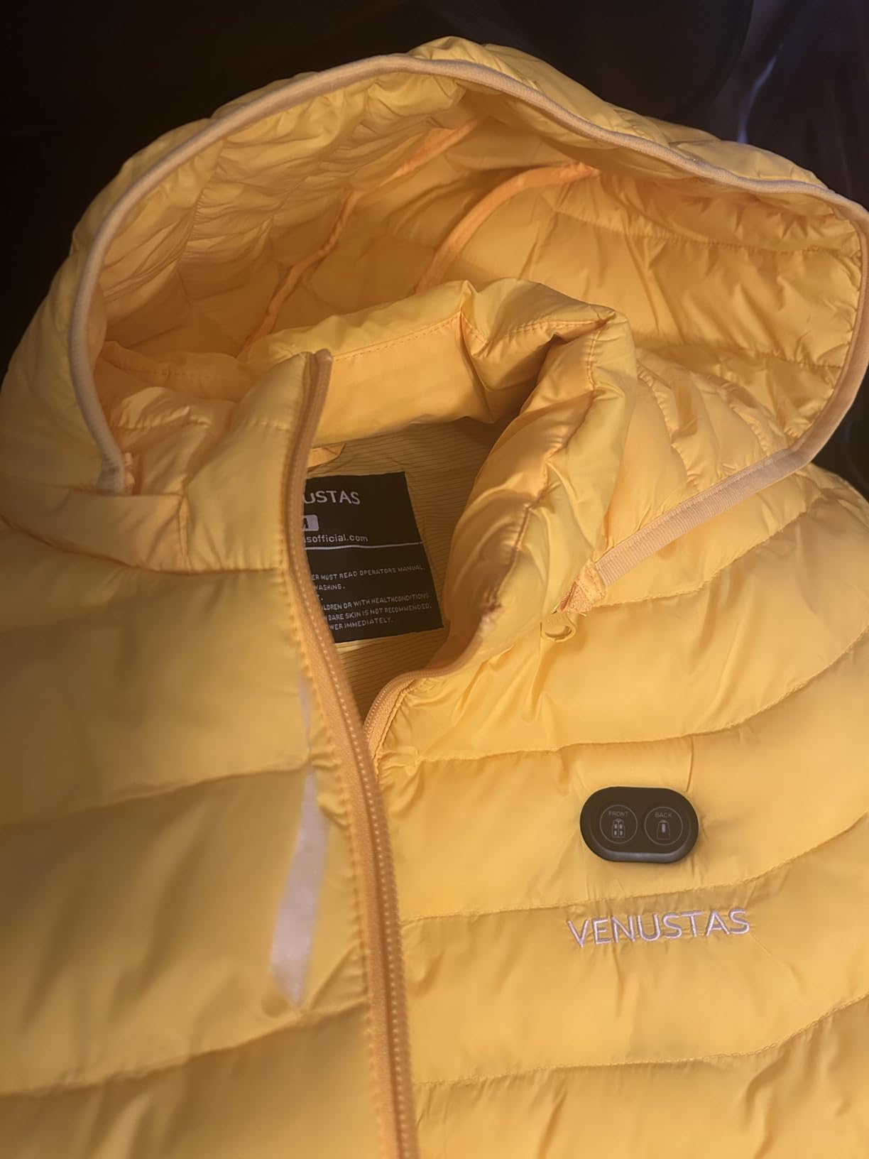 Venustas 12V Men's Heated Softshell Jacket with Battery & Detachable Hood customer photo 2