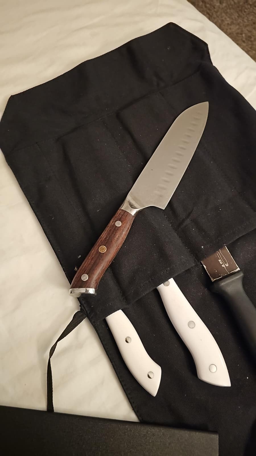 Purple Dragon Damascus Knife Set - 3 PCS Kitchen Knife Set customer photo 2